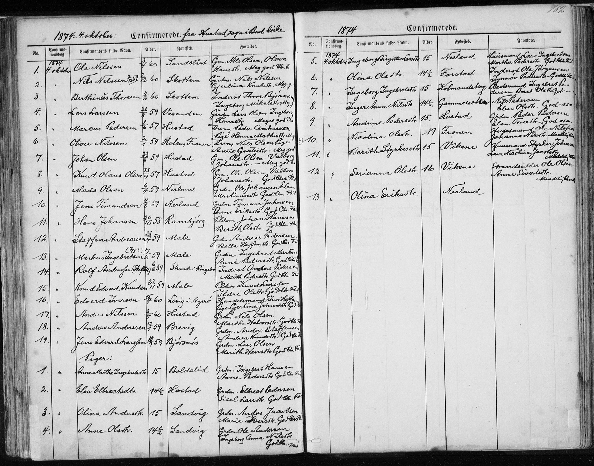 Ministerialprotokoller, klokkerbøker og fødselsregistre - Møre og Romsdal, AV/SAT-A-1454/567/L0782: Parish register (copy) no. 567C02, 1867-1886, p. 162