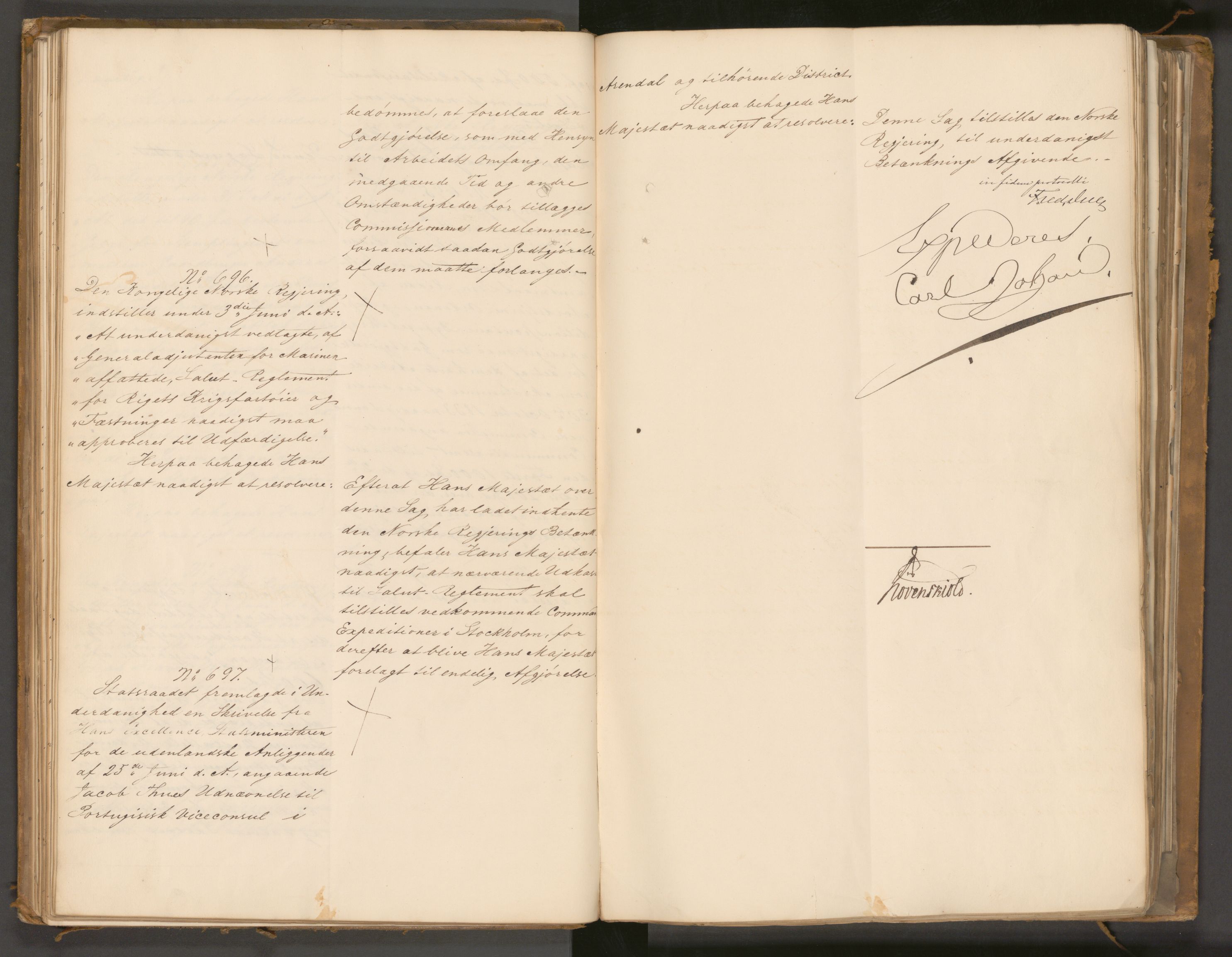 Statsrådssekretariatet, AV/RA-S-1001/A/Ab/L0043: Kgl. res. nr. 632-1192, 2. halvår, 1836
