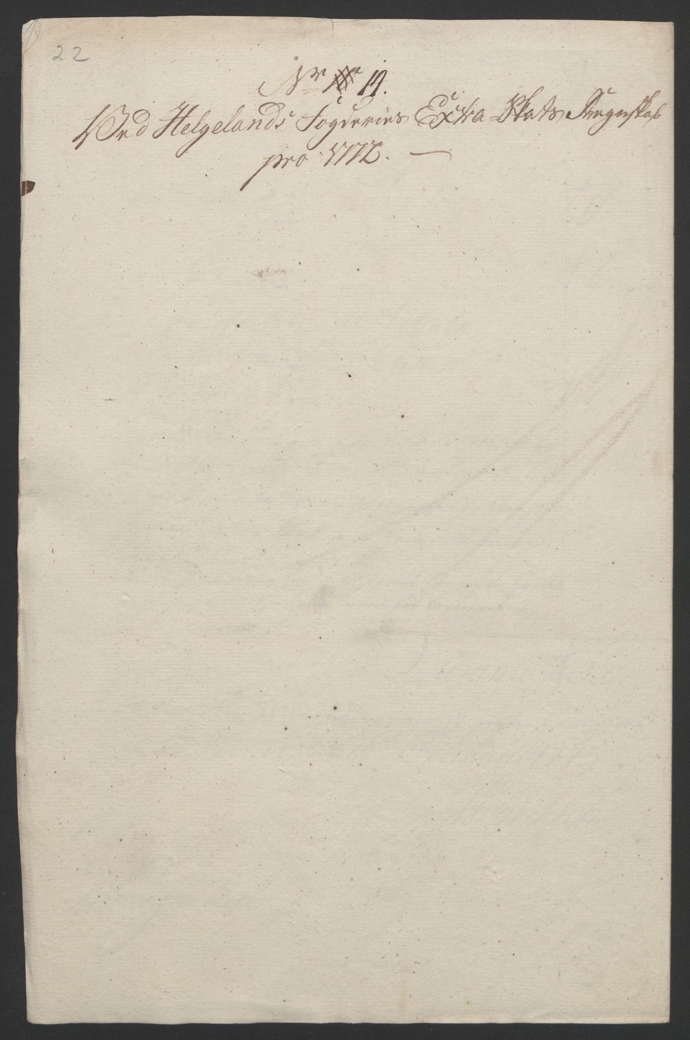 Rentekammeret inntil 1814, Reviderte regnskaper, Fogderegnskap, RA/EA-4092/R65/L4573: Ekstraskatten Helgeland, 1762-1772, p. 644