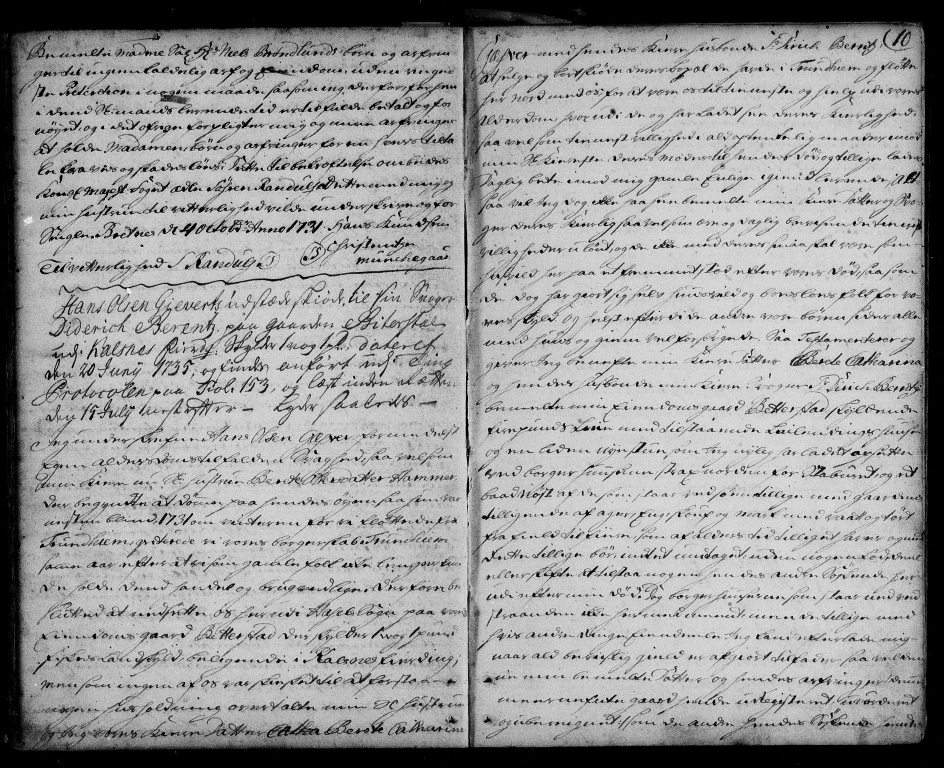 Vesterålen sorenskriveri, AV/SAT-A-4180/1/2/2Ca/L0001: Mortgage book no. A, 1711-1788, p. 10