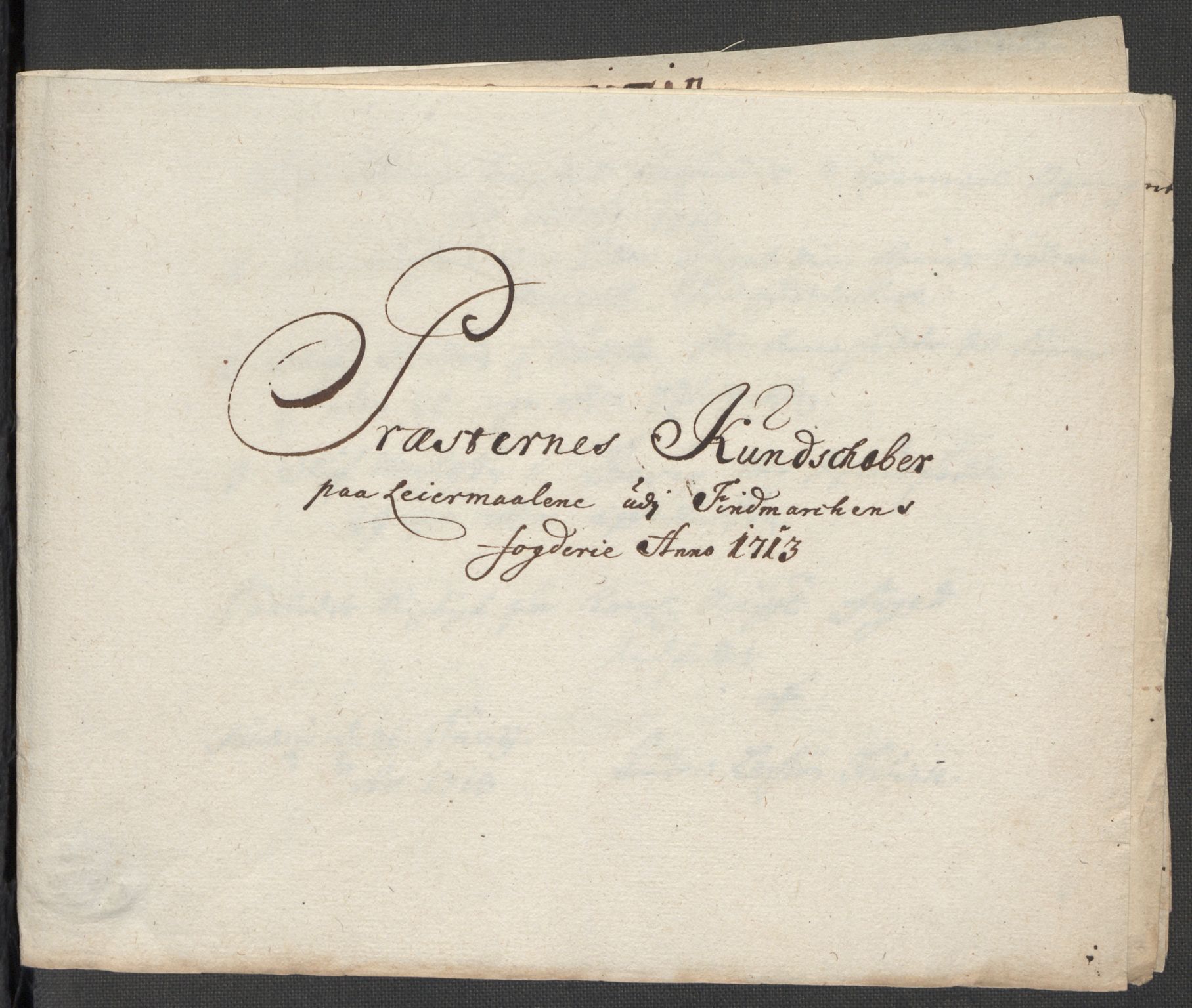 Rentekammeret inntil 1814, Reviderte regnskaper, Fogderegnskap, AV/RA-EA-4092/R69/L4856: Fogderegnskap Finnmark/Vardøhus, 1713-1715, p. 101