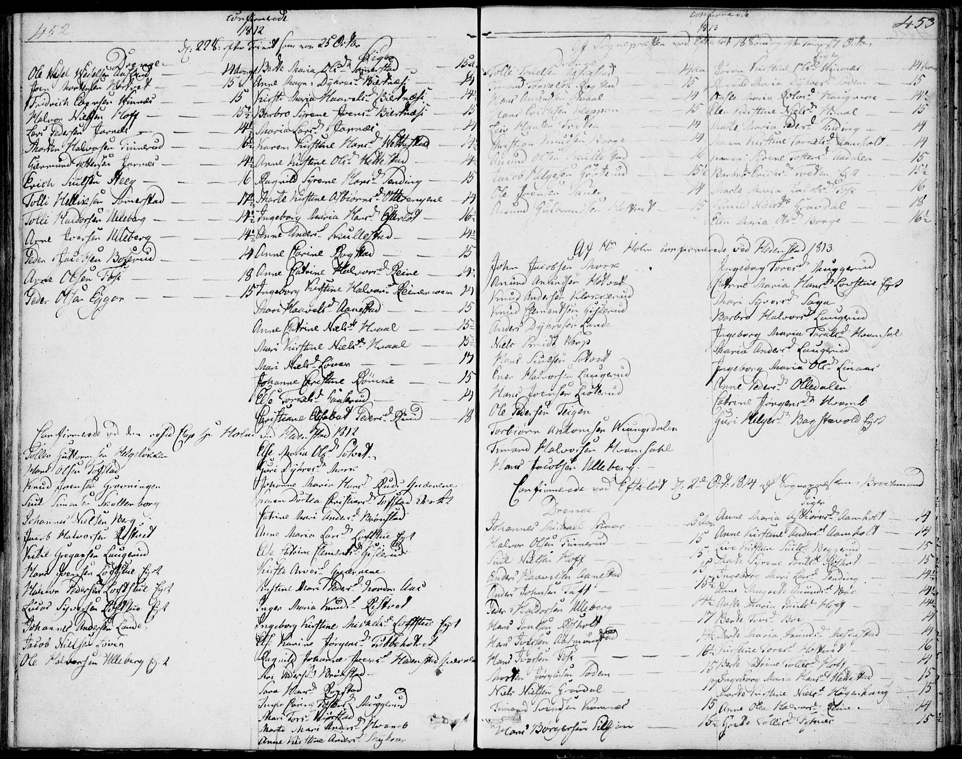 Sandsvær kirkebøker, SAKO/A-244/F/Fa/L0003: Parish register (official) no. I 3, 1809-1817, p. 452-453