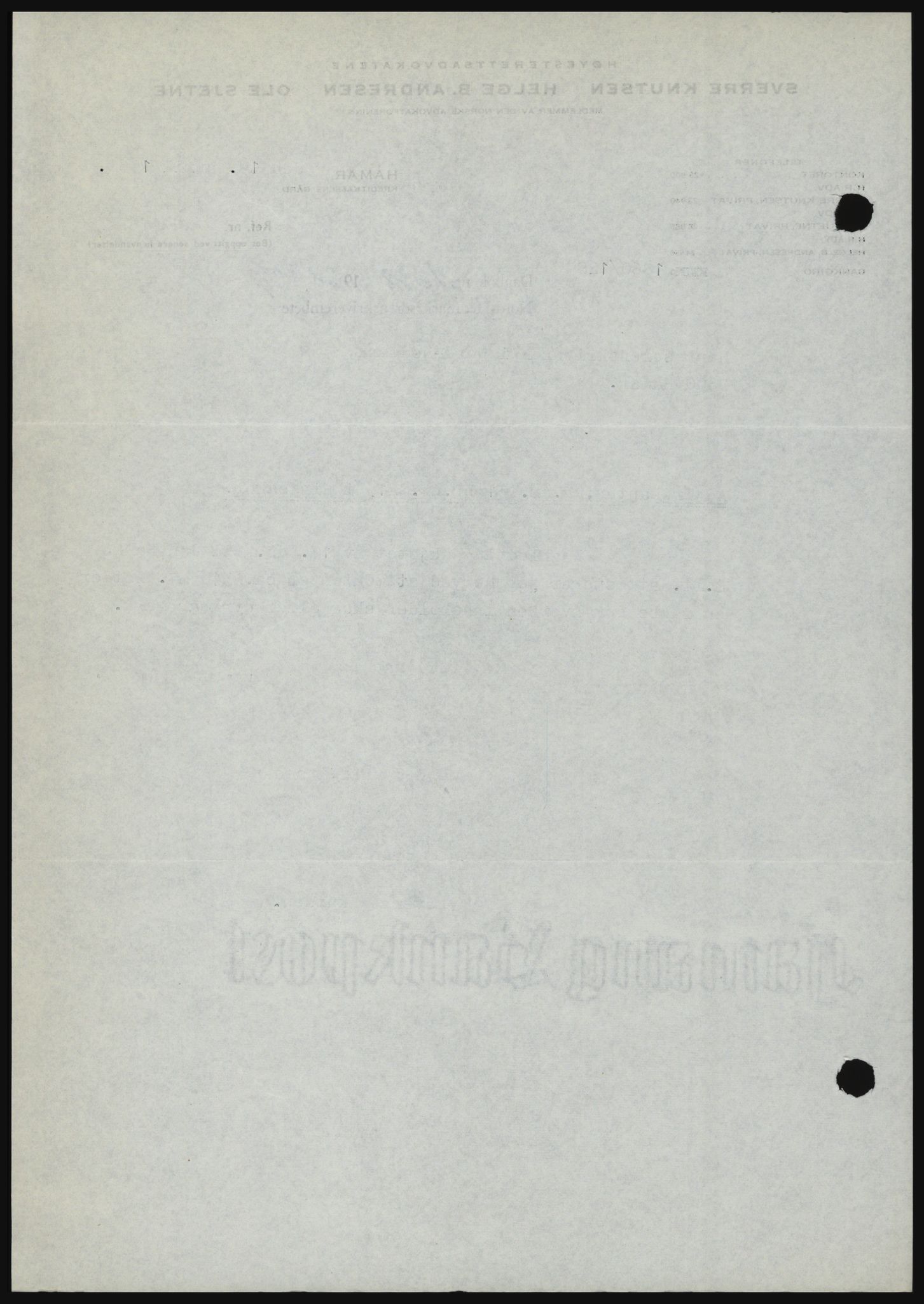 Nord-Hedmark sorenskriveri, SAH/TING-012/H/Hc/L0027: Mortgage book no. 27, 1967-1968, Diary no: : 1638/1968