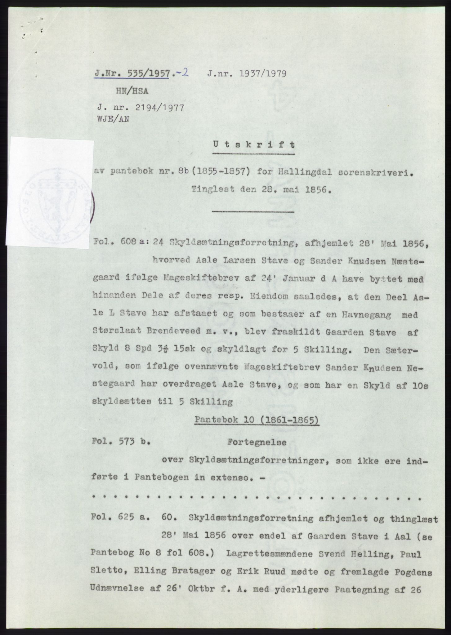 Statsarkivet i Kongsberg, SAKO/A-0001, 1957, p. 206