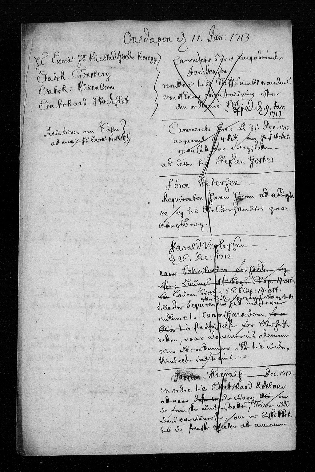 Stattholderembetet 1572-1771, AV/RA-EA-2870/Aa/L0005: Konsept til voteringsprotokoll, 1713, p. 6