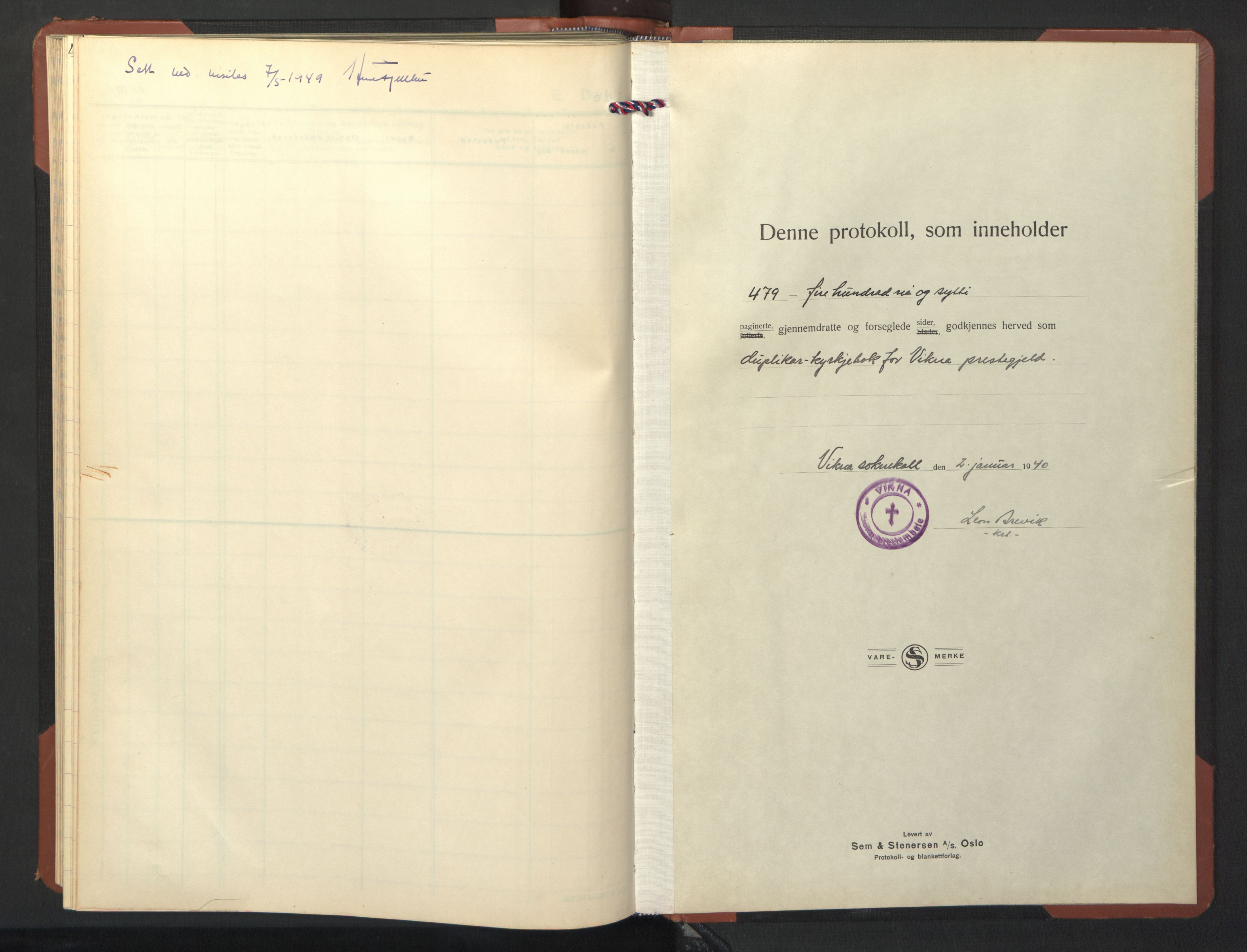 Ministerialprotokoller, klokkerbøker og fødselsregistre - Nord-Trøndelag, AV/SAT-A-1458/786/L0689: Parish register (copy) no. 786C01, 1940-1948