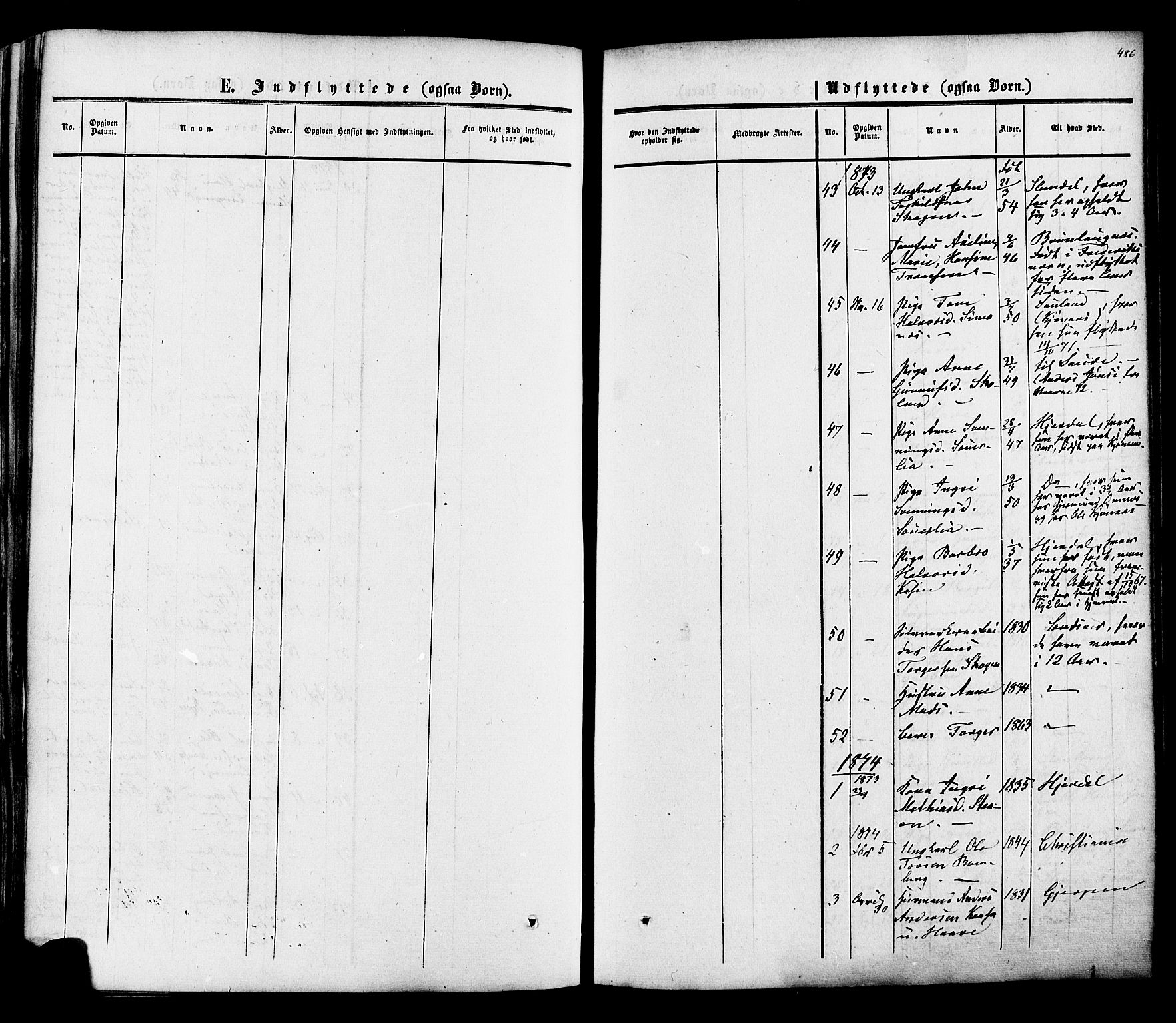 Heddal kirkebøker, SAKO/A-268/F/Fa/L0007: Parish register (official) no. I 7, 1855-1877, p. 486