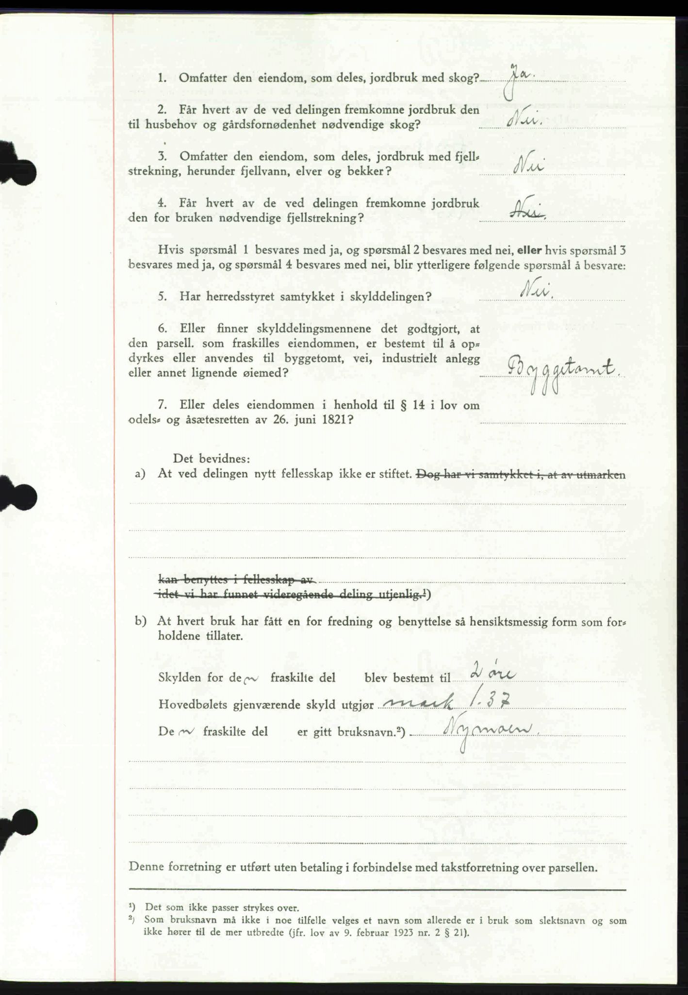 Toten tingrett, SAH/TING-006/H/Hb/Hbc/L0004: Mortgage book no. Hbc-04, 1938-1938, Diary no: : 2401/1938