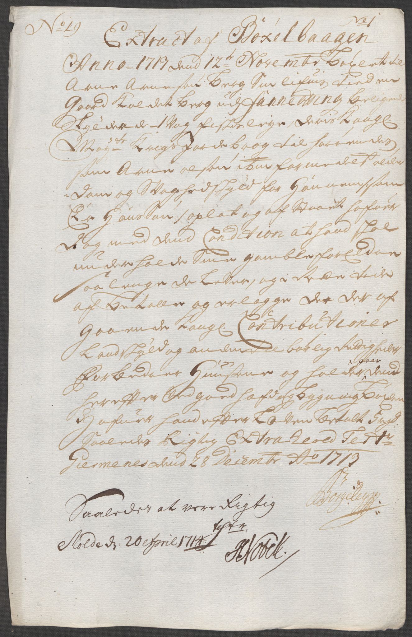 Rentekammeret inntil 1814, Reviderte regnskaper, Fogderegnskap, RA/EA-4092/R55/L3662: Fogderegnskap Romsdal, 1713-1714, p. 177