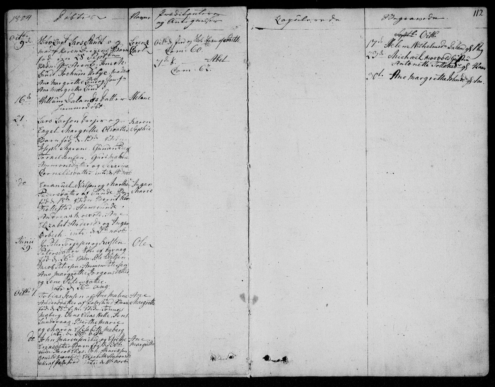 Farsund sokneprestkontor, AV/SAK-1111-0009/F/Fa/L0001: Parish register (official) no. A 1, 1784-1815, p. 112