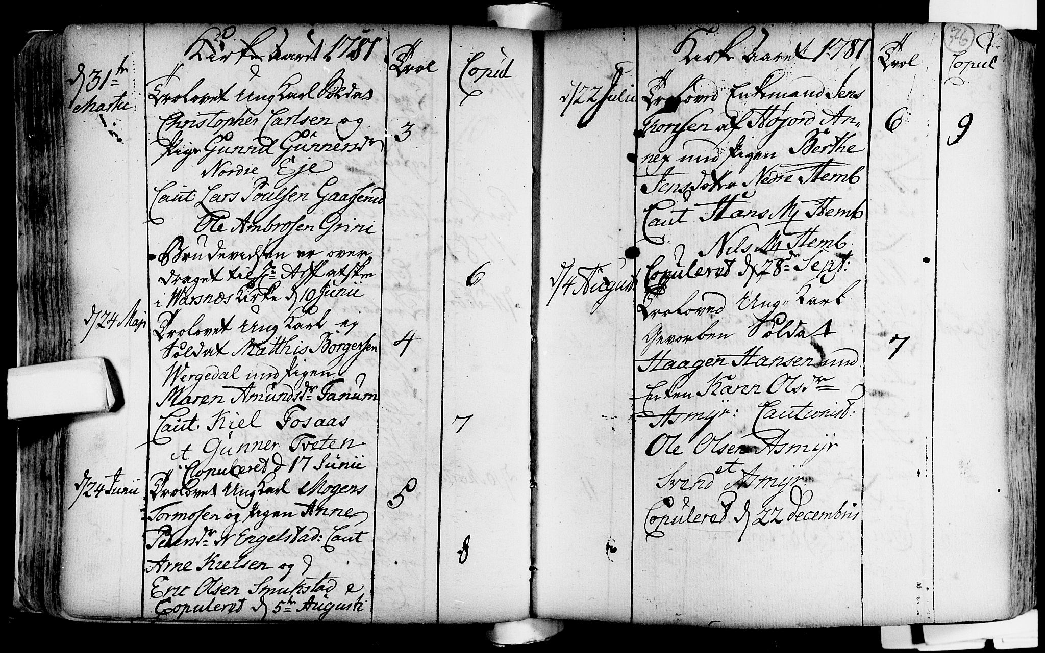Lardal kirkebøker, SAKO/A-350/F/Fa/L0004: Parish register (official) no. i 4, 1733-1815, p. 76