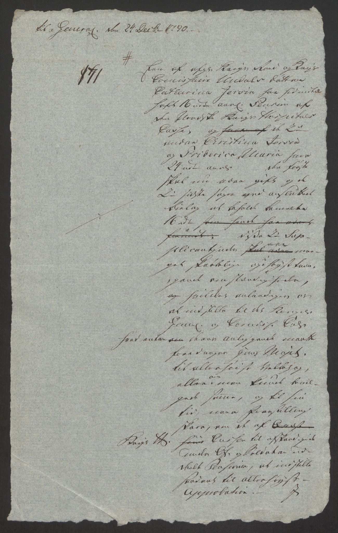 Forsvaret, Den norske kvesthuskasse/krigshospitalkasse, AV/RA-RAFA-1887/F/Fa/L0008: Konsepter, 1790-1793, p. 328