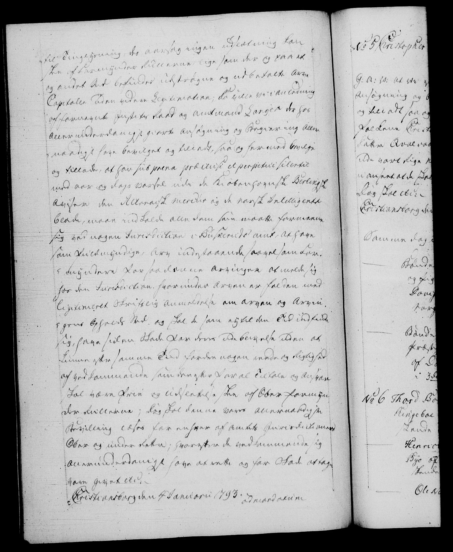 Danske Kanselli 1572-1799, RA/EA-3023/F/Fc/Fca/Fcaa/L0054: Norske registre, 1792-1793, p. 536b