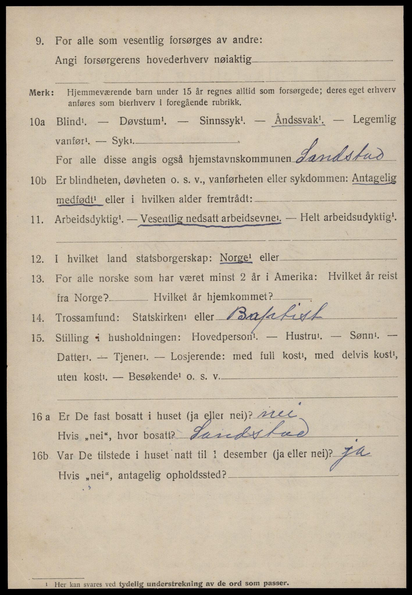 SAT, 1920 census for Valsøyfjord, 1920, p. 1530