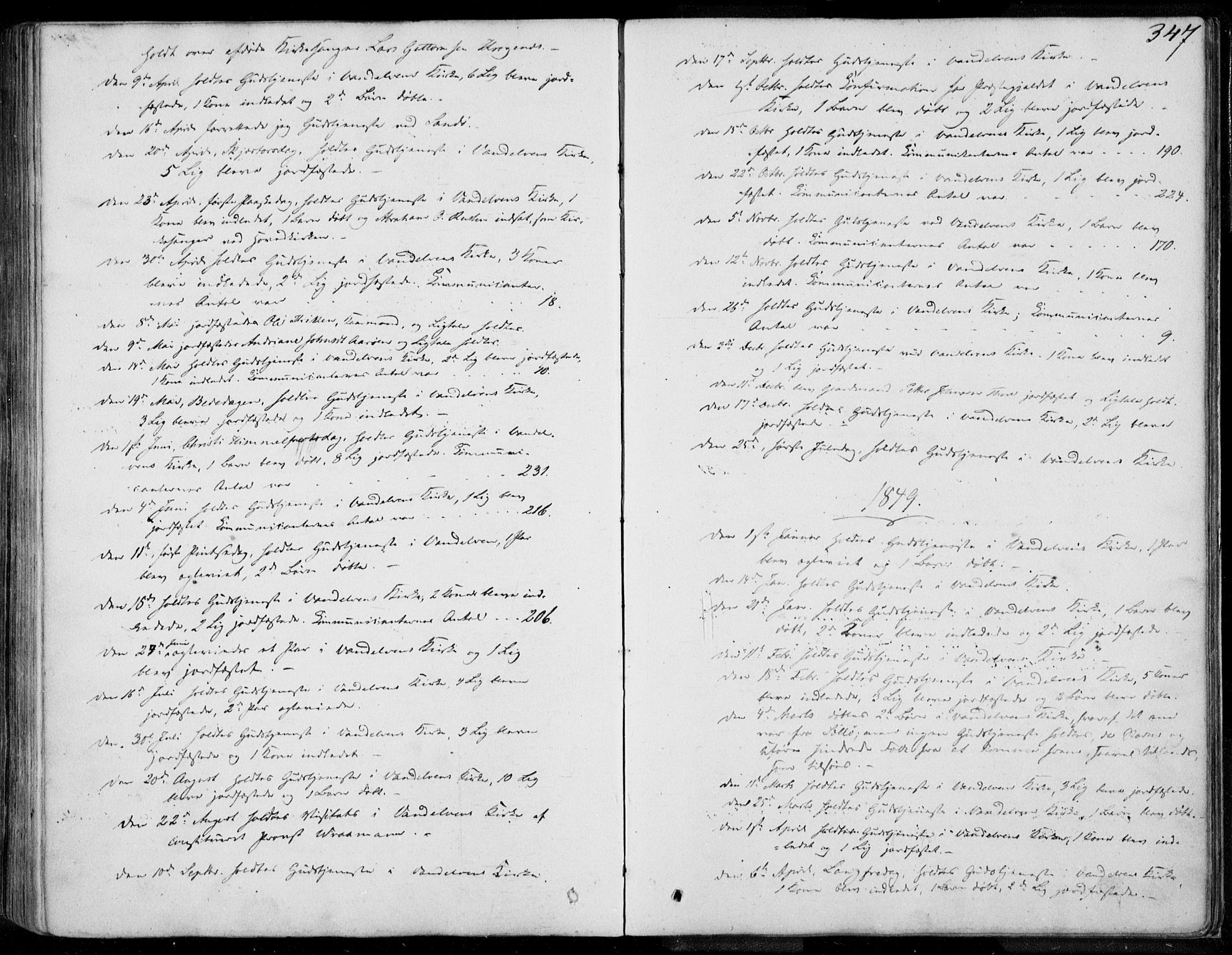 Ministerialprotokoller, klokkerbøker og fødselsregistre - Møre og Romsdal, AV/SAT-A-1454/501/L0006: Parish register (official) no. 501A06, 1844-1868, p. 347