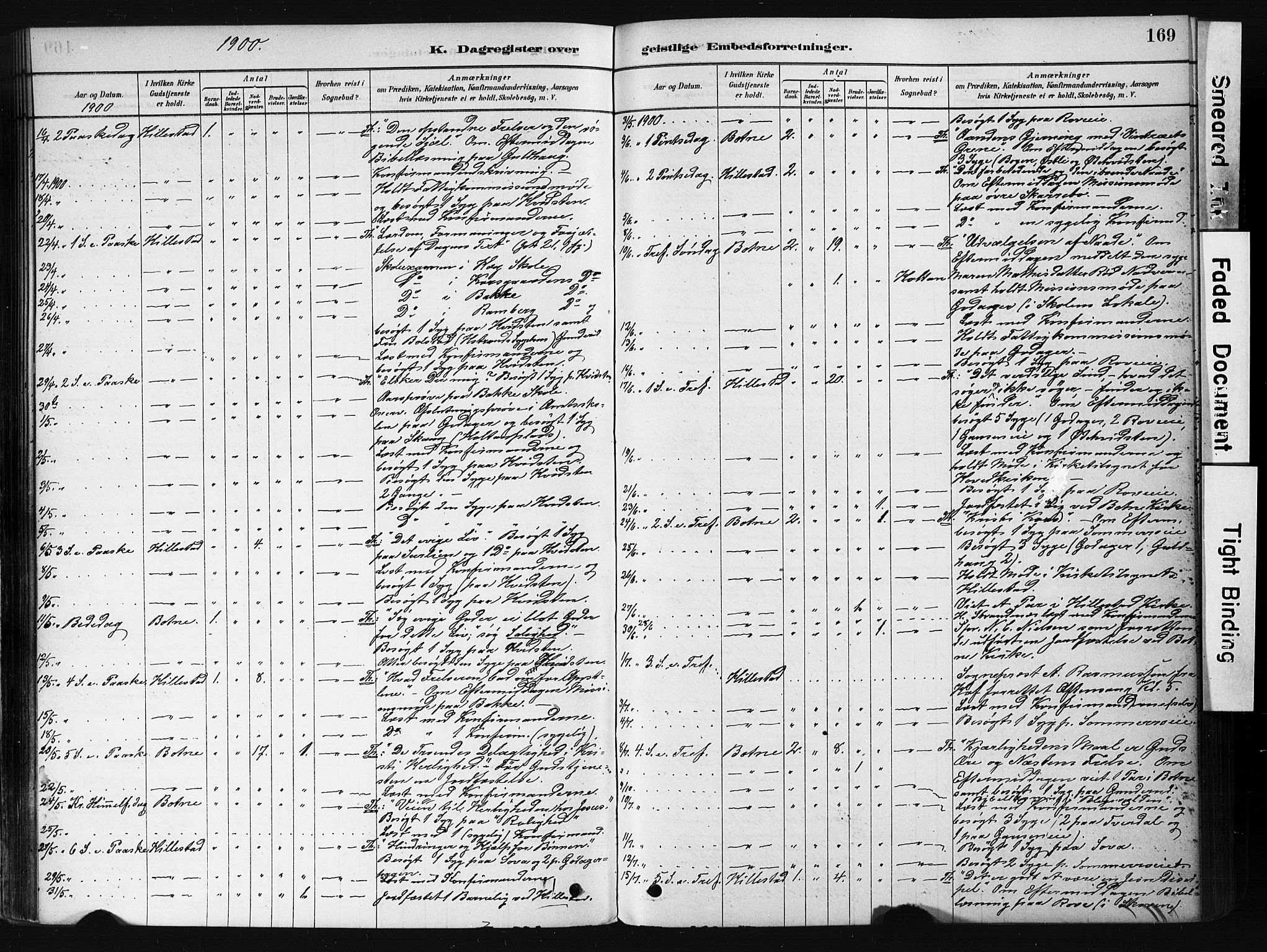 Botne kirkebøker, AV/SAKO-A-340/F/Fb/L0001: Parish register (official) no. II 1, 1878-1902, p. 169