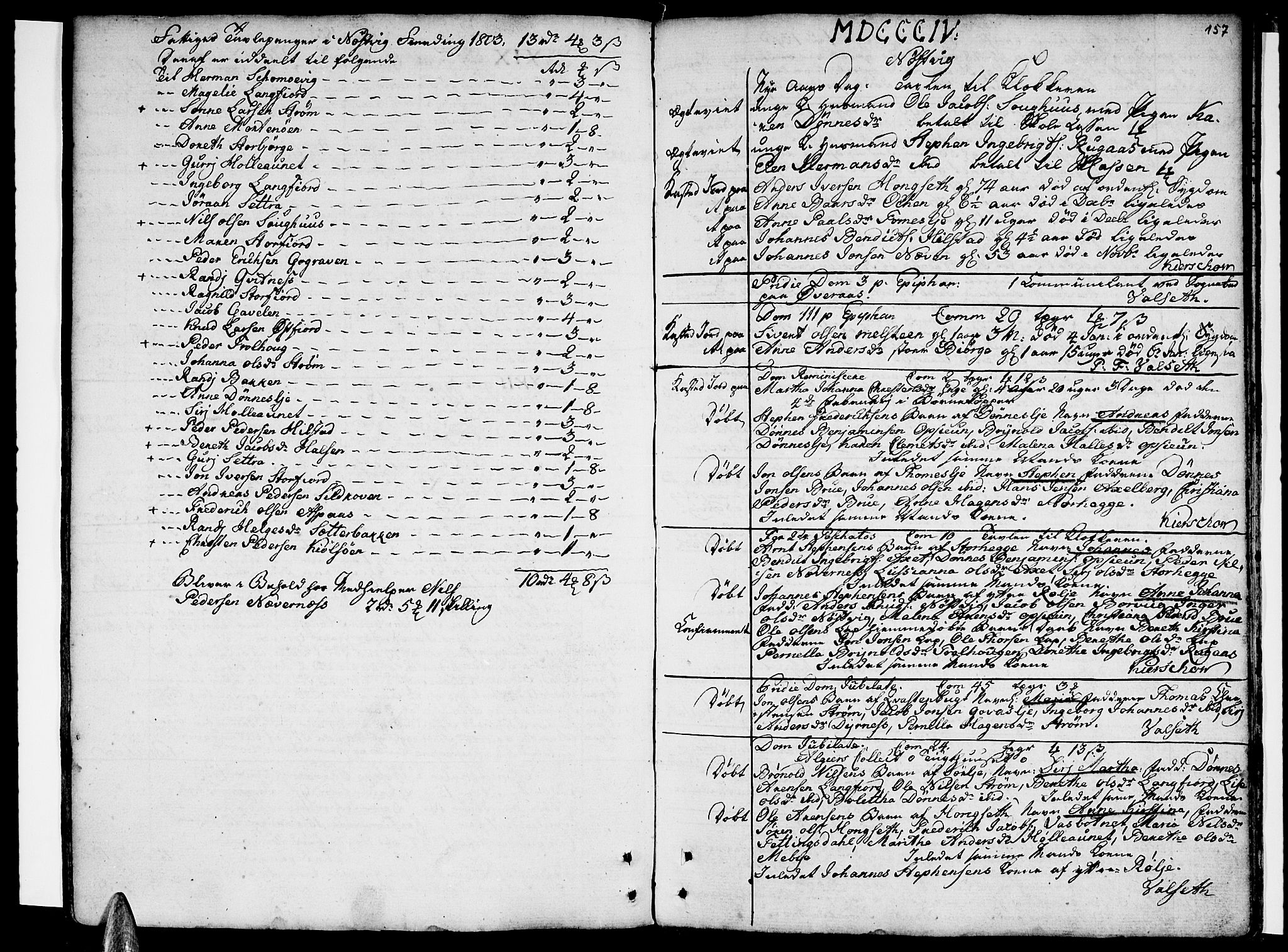 Ministerialprotokoller, klokkerbøker og fødselsregistre - Nordland, AV/SAT-A-1459/814/L0222: Parish register (official) no. 814A03, 1752-1819, p. 157