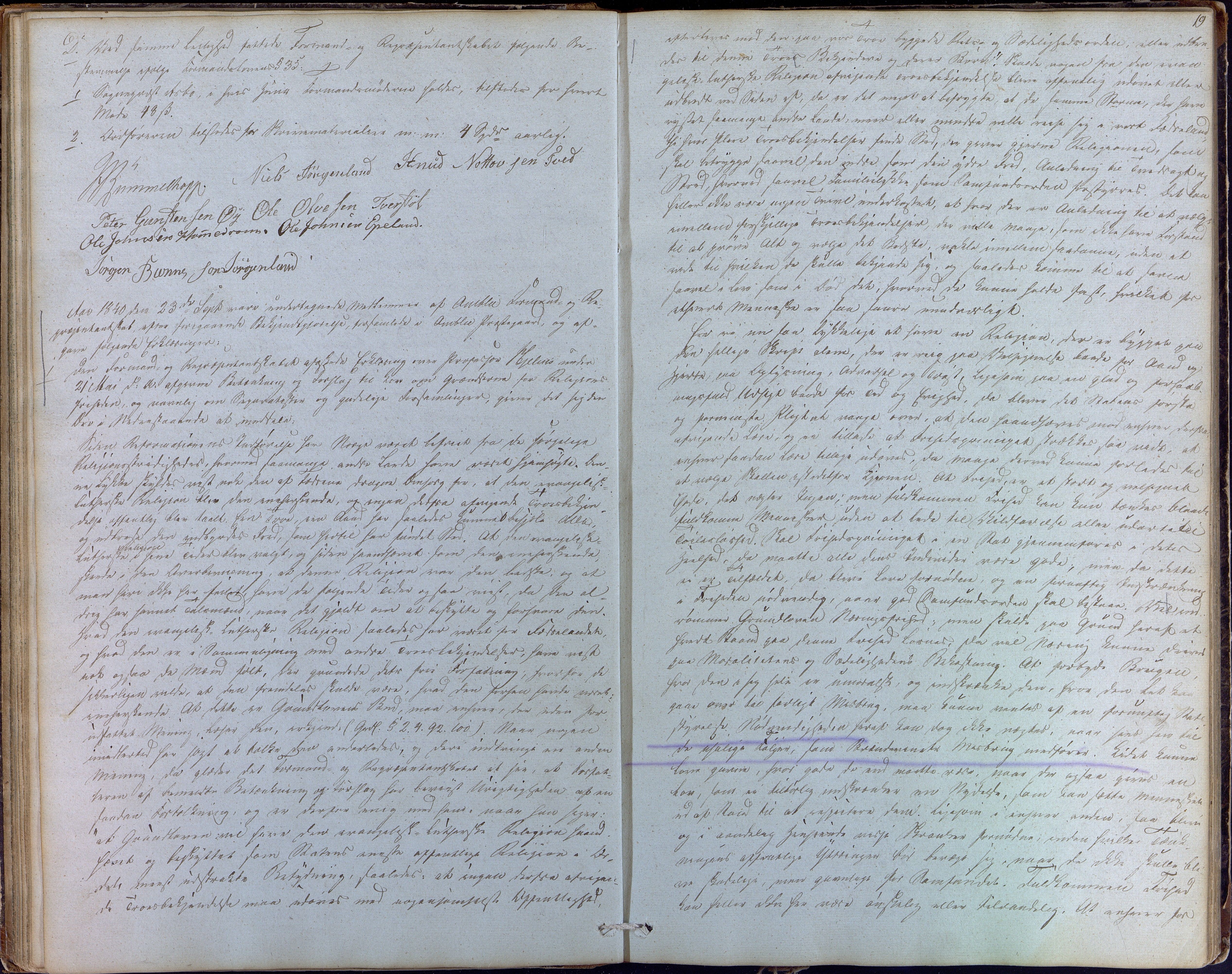 Åmli kommune før 1985, AAKS/KA0929-PK/01/01a/L0001: Møtebok, 1837-1854, p. 19