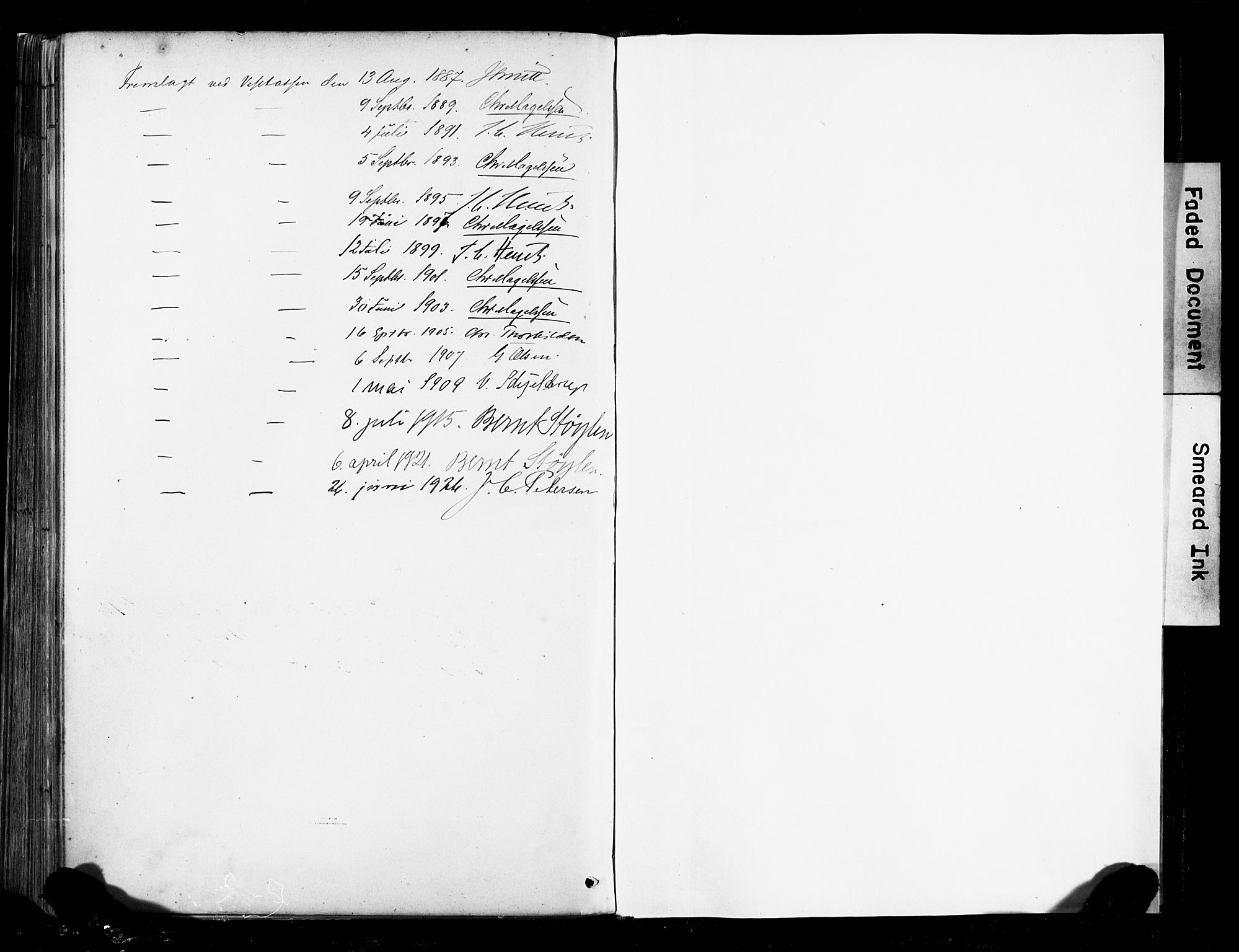 Lund sokneprestkontor, AV/SAST-A-101809/S06/L0012: Parish register (official) no. A 11, 1887-1921