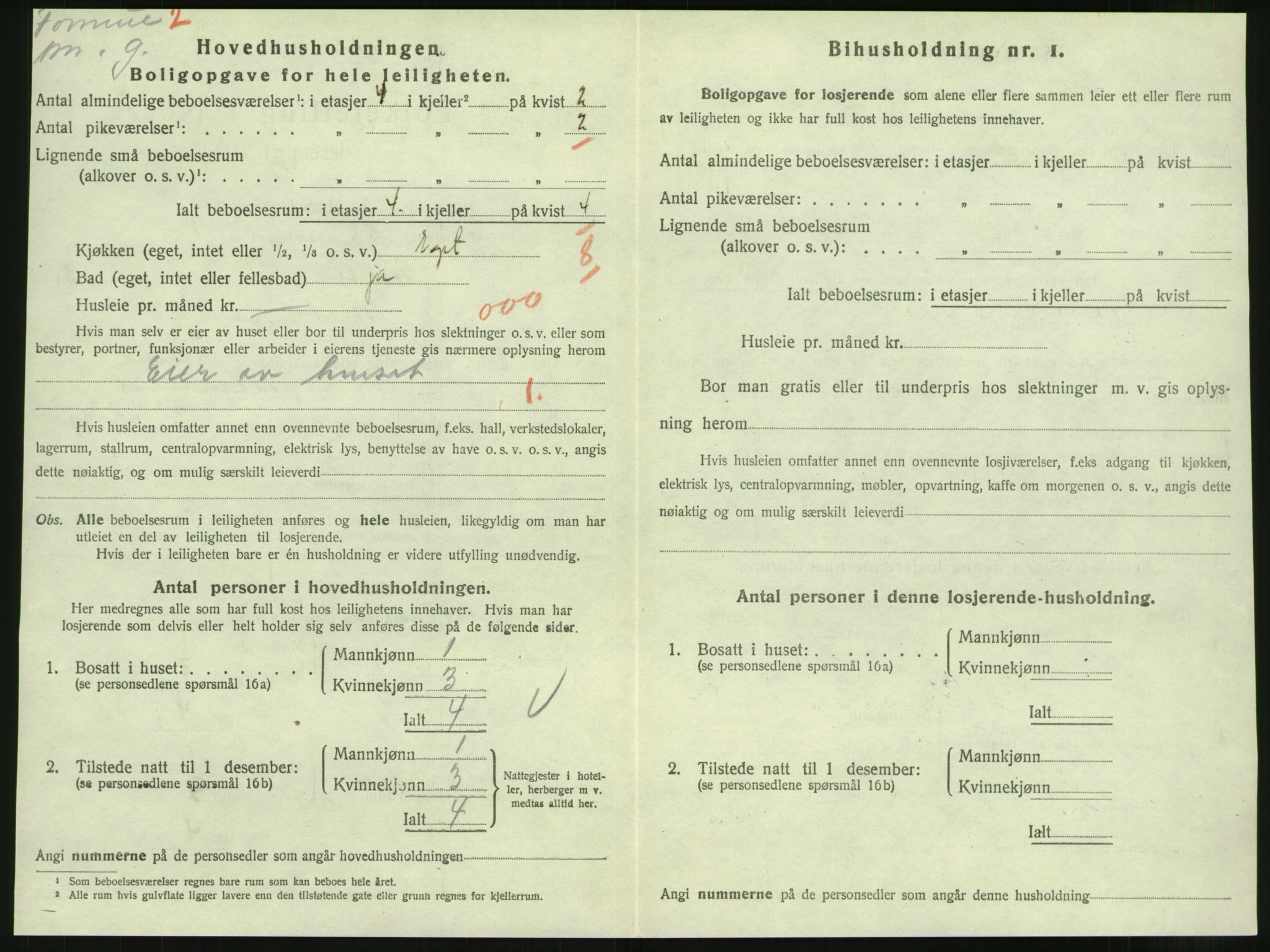 SAT, 1920 census for Molde, 1920, p. 1254