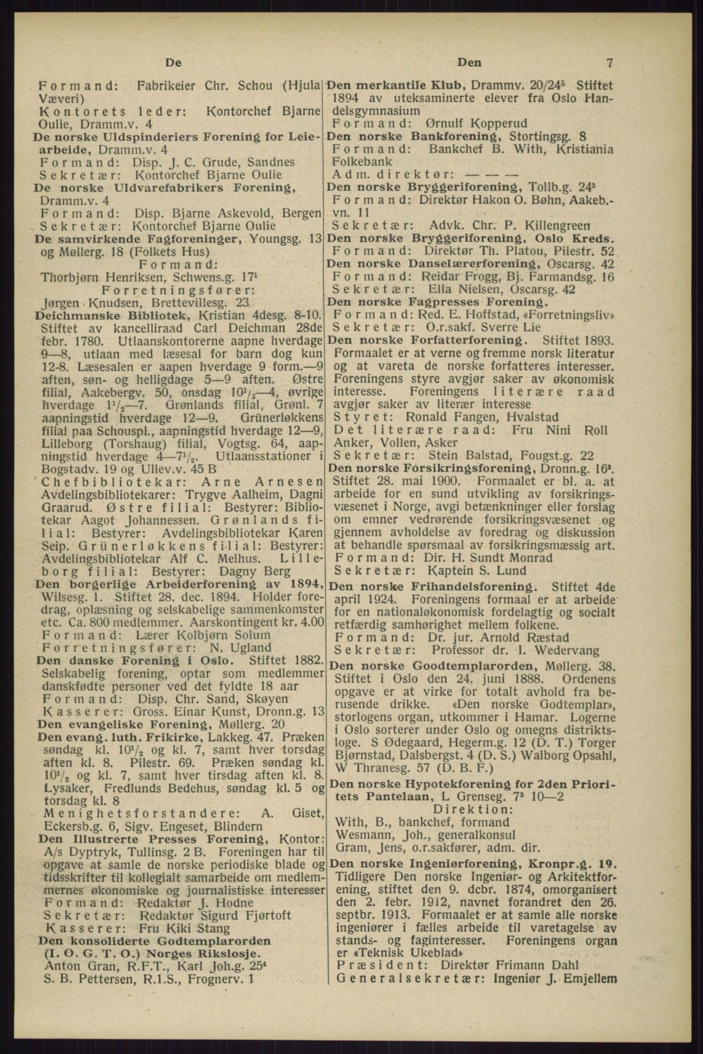 Kristiania/Oslo adressebok, PUBL/-, 1929, p. 7