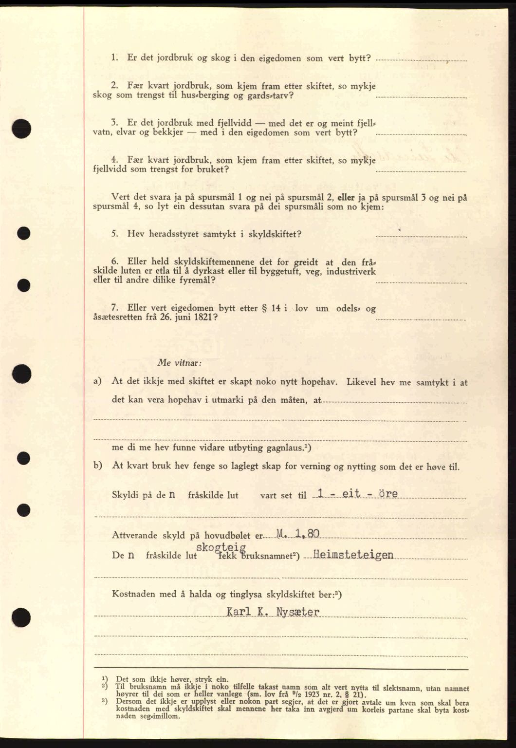 Nordre Sunnmøre sorenskriveri, AV/SAT-A-0006/1/2/2C/2Ca: Mortgage book no. A2, 1936-1937, Diary no: : 1448/1936