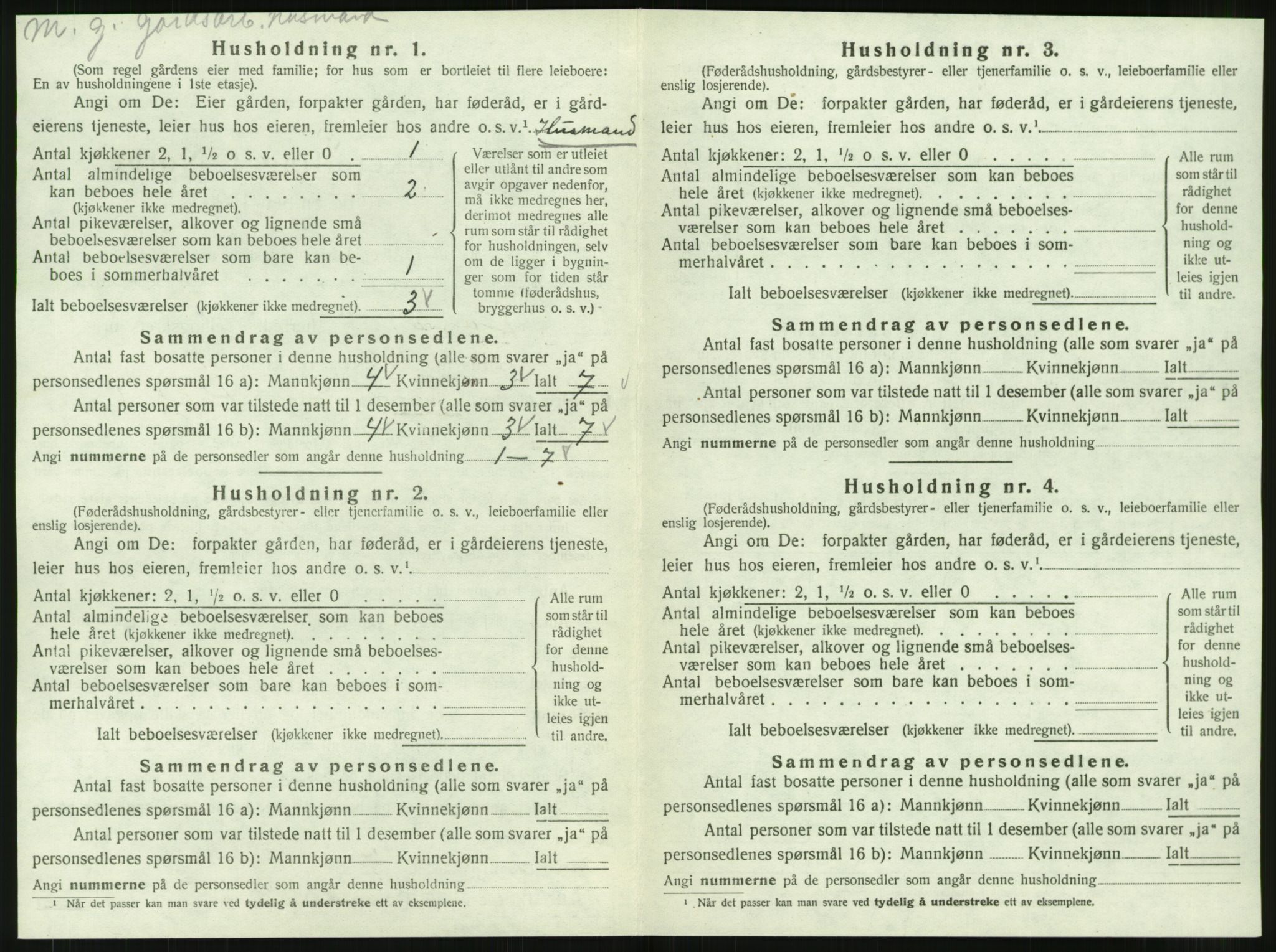SAT, 1920 census for Røra, 1920, p. 36