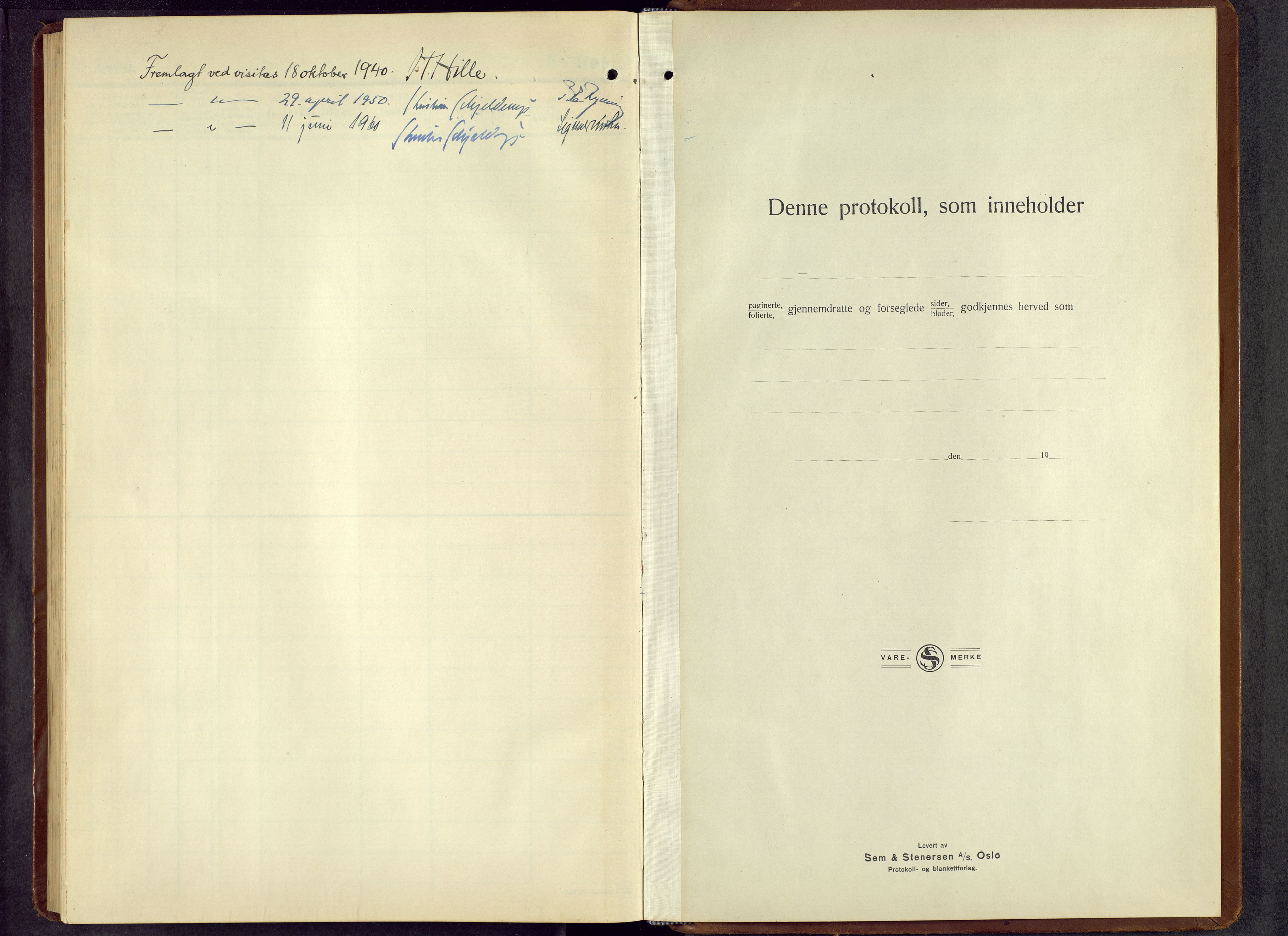 Romedal prestekontor, SAH/PREST-004/L/L0016: Parish register (copy) no. 16, 1940-1958