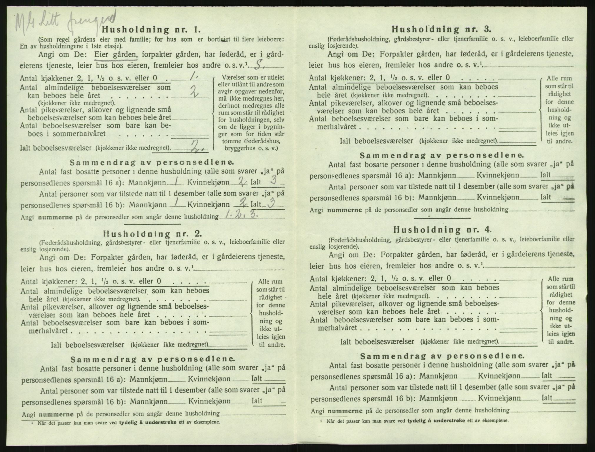 SAKO, 1920 census for Lardal, 1920, p. 992