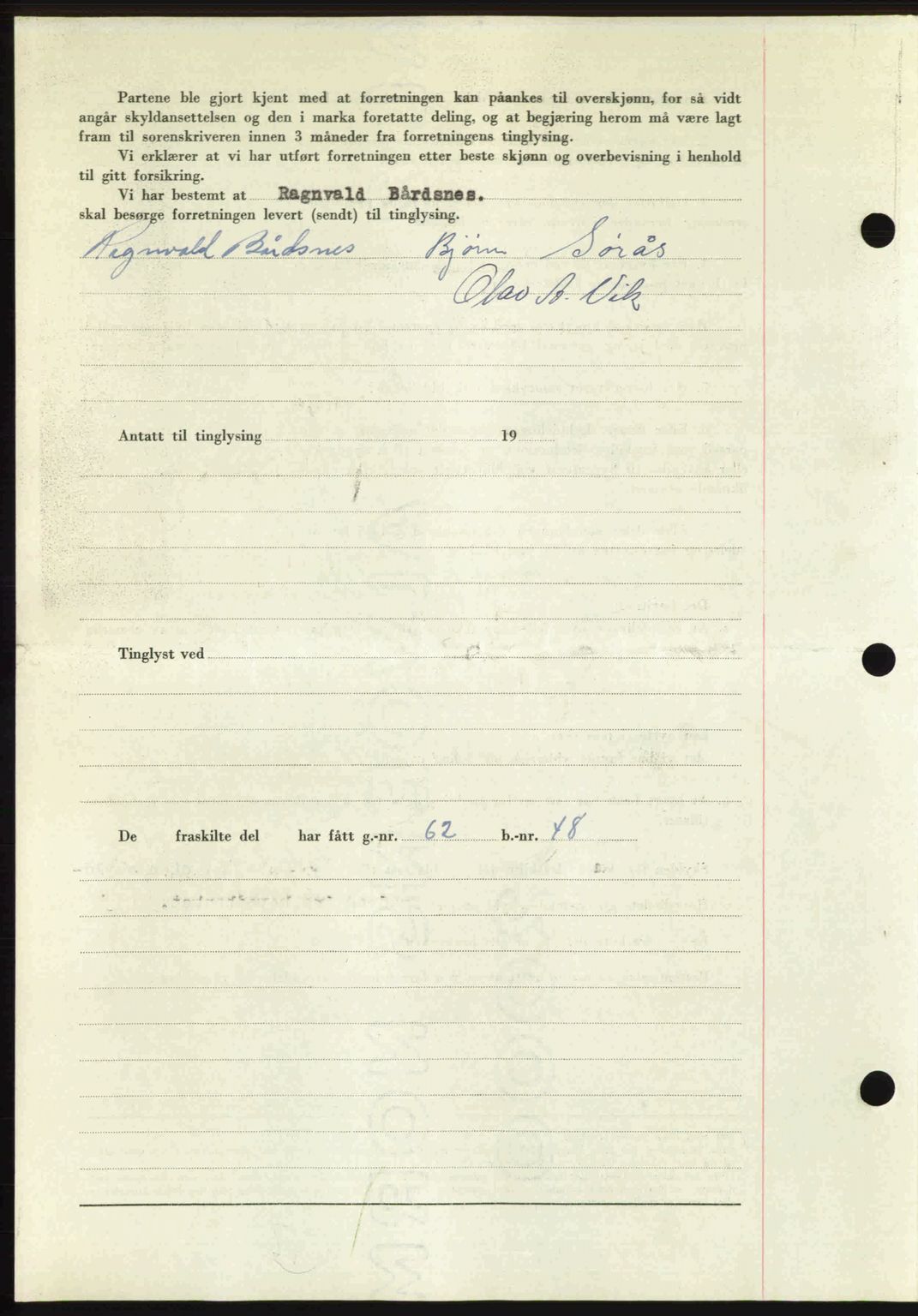 Romsdal sorenskriveri, AV/SAT-A-4149/1/2/2C: Mortgage book no. A27, 1948-1948, Diary no: : 2469/1948