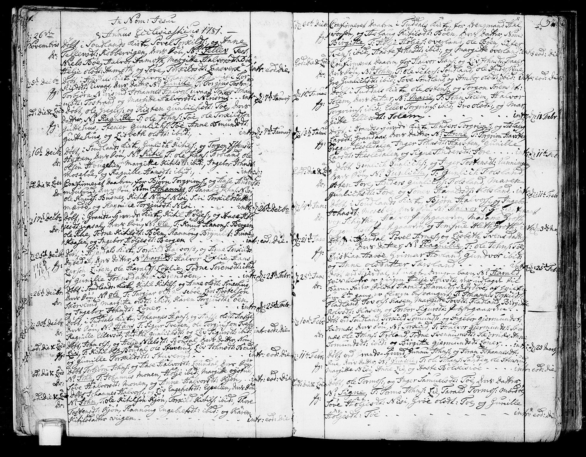 Hjartdal kirkebøker, AV/SAKO-A-270/F/Fa/L0005: Parish register (official) no. I 5, 1776-1801, p. 31-32