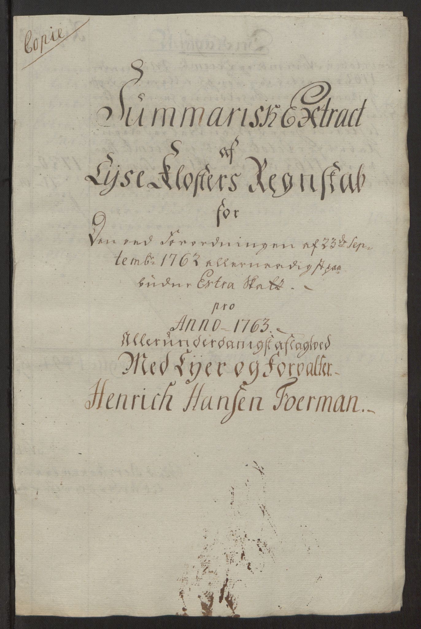 Rentekammeret inntil 1814, Reviderte regnskaper, Fogderegnskap, AV/RA-EA-4092/R50/L3180: Ekstraskatten Lyse kloster, 1762-1783, p. 56