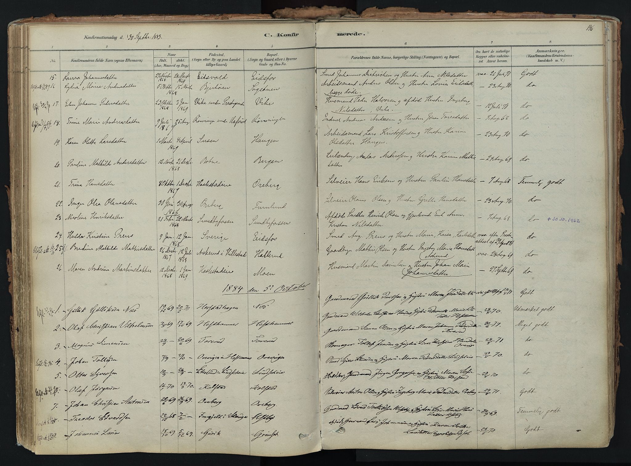 Hof kirkebøker, AV/SAKO-A-64/F/Fa/L0007: Parish register (official) no. I 7, 1878-1940, p. 146
