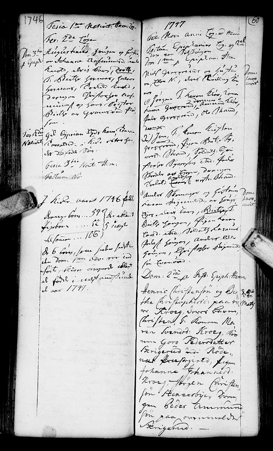 Høland prestekontor Kirkebøker, SAO/A-10346a/F/Fa/L0003: Parish register (official) no. I 3, 1739-1756, p. 60