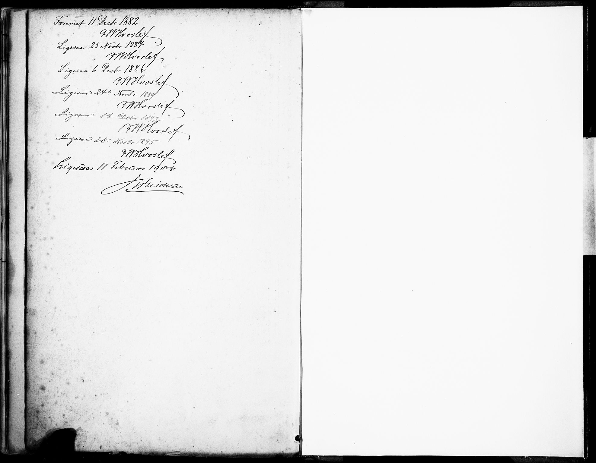 Domkirken sokneprestembete, SAB/A-74801/H/Haa/L0043: Parish register (official) no. E 5, 1882-1904