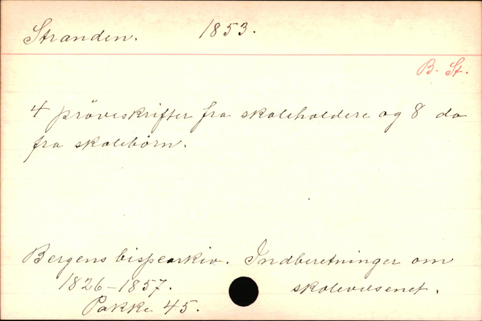 Haugen, Johannes - lærer, AV/SAB-SAB/PA-0036/01/L0001: Om klokkere og lærere, 1521-1904, p. 11066