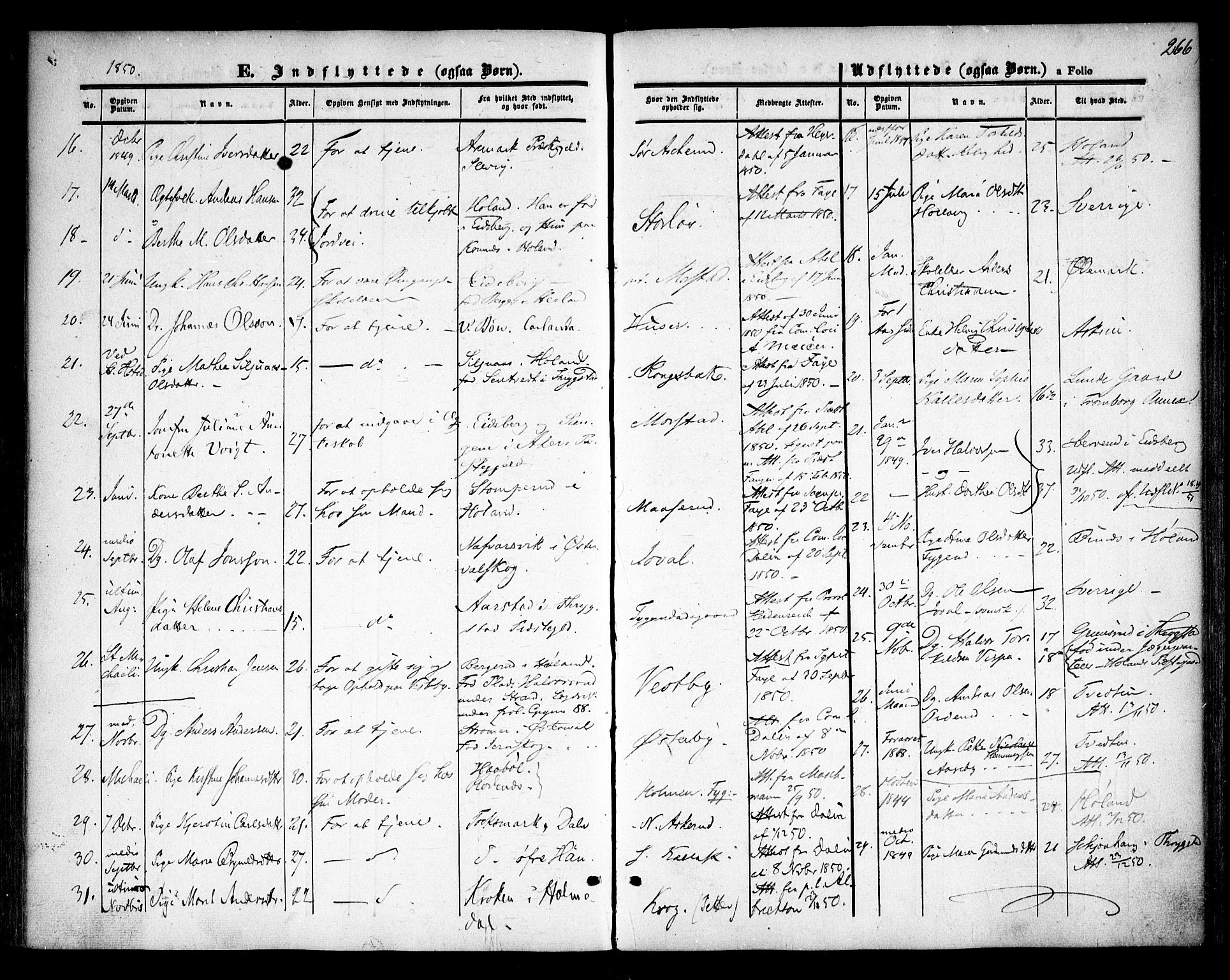 Rødenes prestekontor Kirkebøker, AV/SAO-A-2005/F/Fa/L0006: Parish register (official) no. I 6, 1850-1859, p. 266