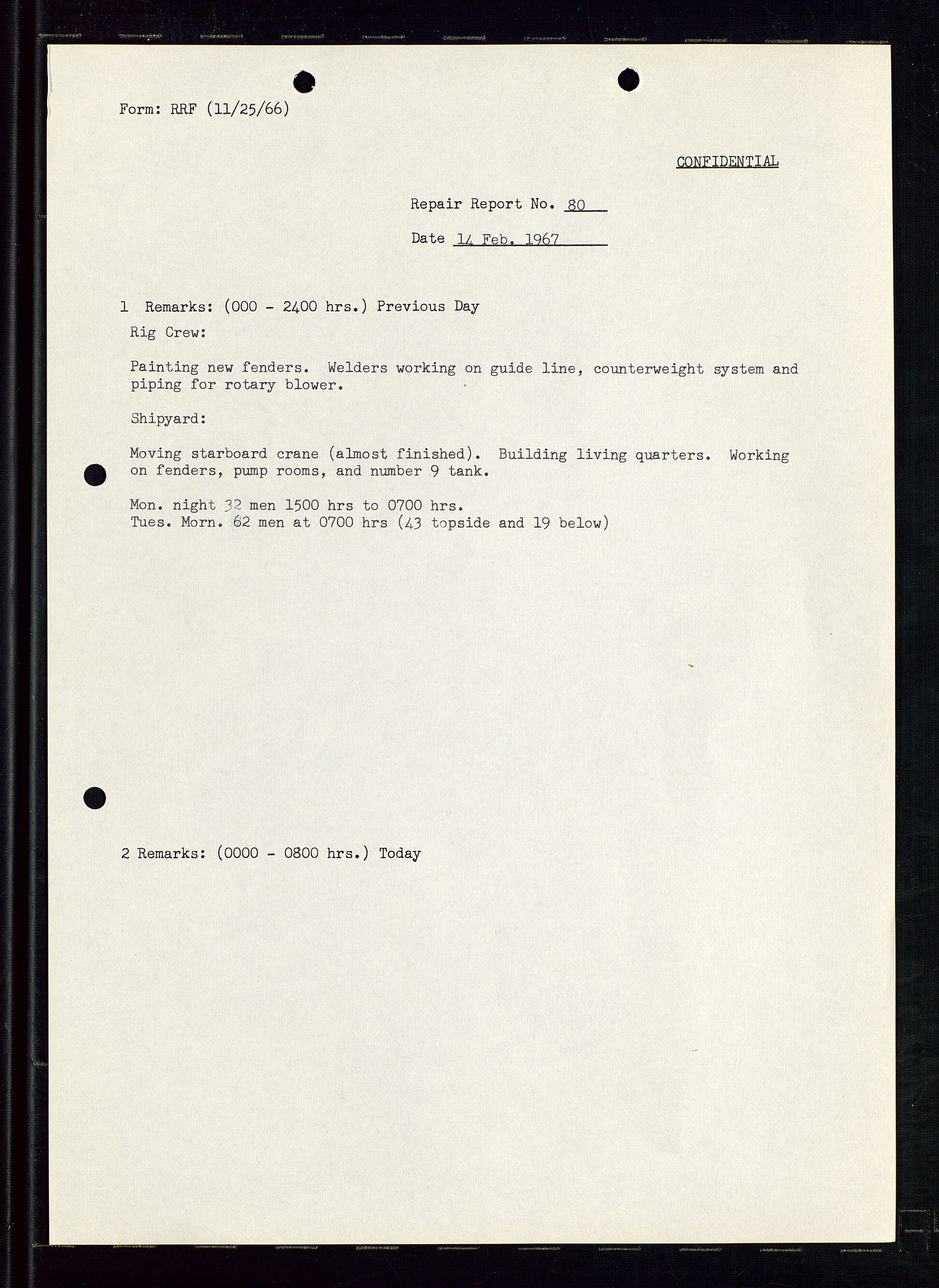 Pa 1512 - Esso Exploration and Production Norway Inc., AV/SAST-A-101917/E/Ea/L0012: Well 25/11-1 og Well 25/10-3, 1966-1967, p. 14