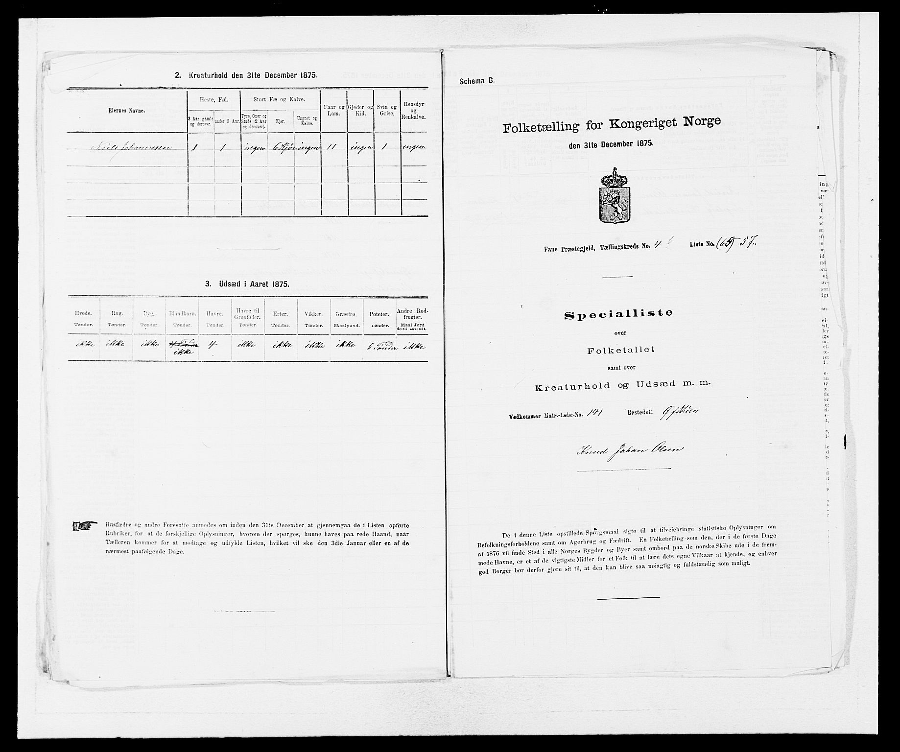 SAB, 1875 census for 1249P Fana, 1875, p. 548