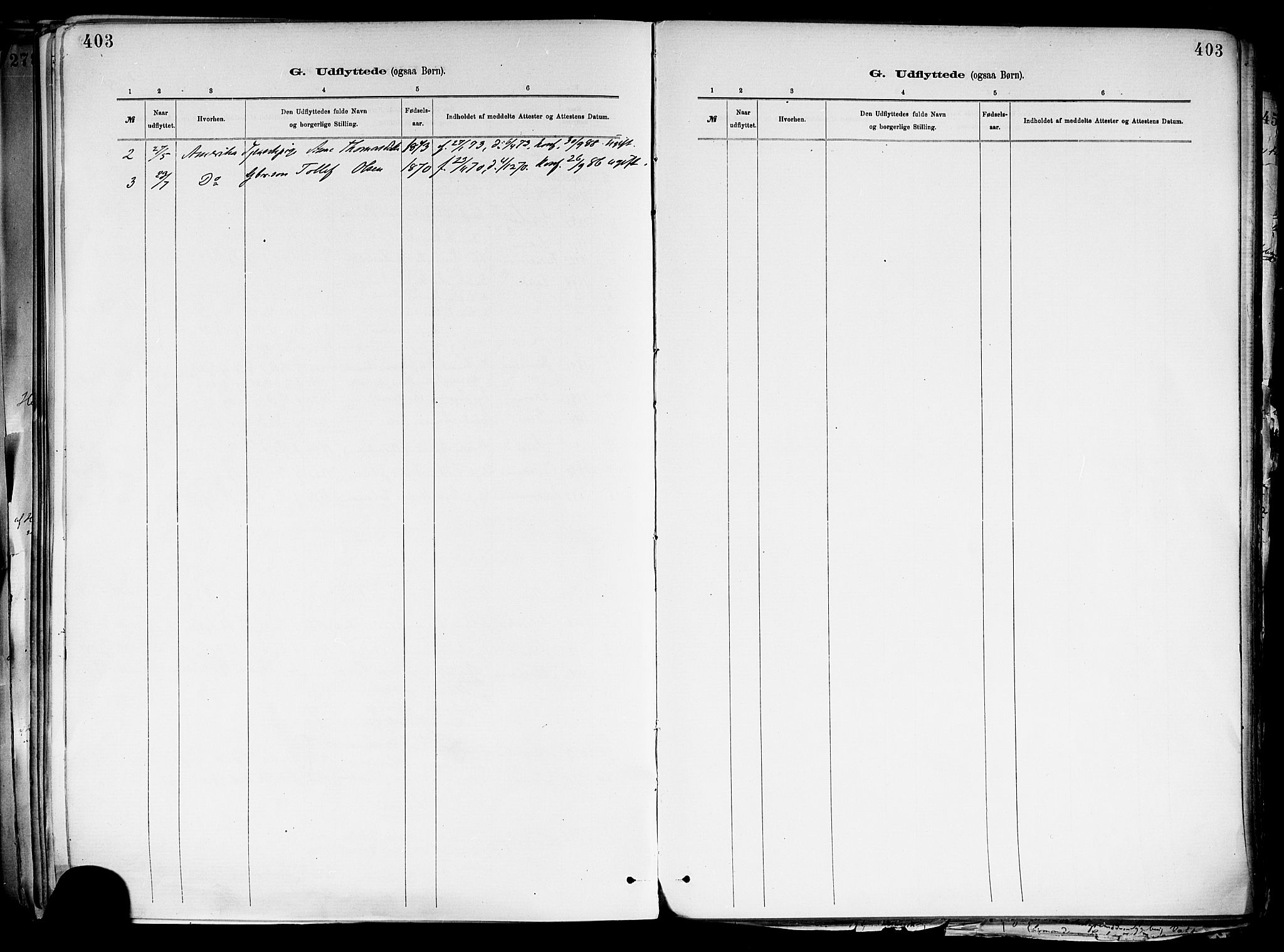 Holla kirkebøker, SAKO/A-272/F/Fa/L0008: Parish register (official) no. 8, 1882-1897, p. 403