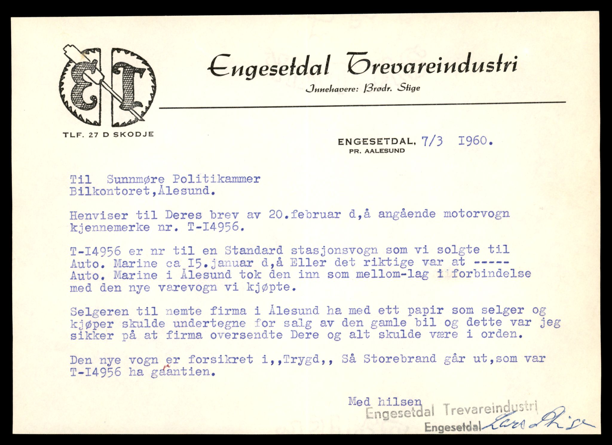 Møre og Romsdal vegkontor - Ålesund trafikkstasjon, AV/SAT-A-4099/F/Fe/L0049: Registreringskort for kjøretøy T 14864 - T 18613, 1927-1998, p. 2147