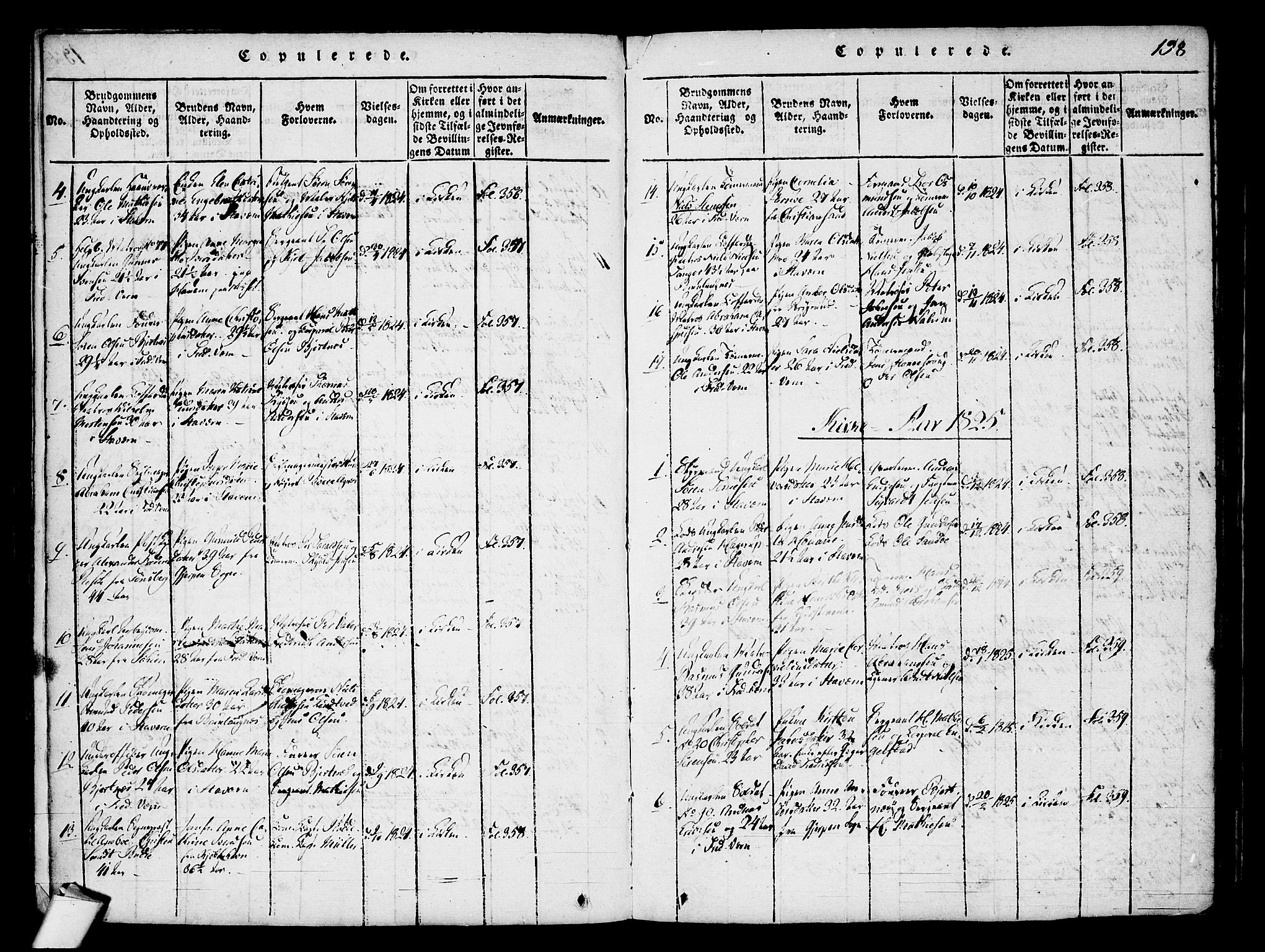 Stavern kirkebøker, SAKO/A-318/F/Fa/L0006: Parish register (official) no. 6, 1816-1839, p. 198