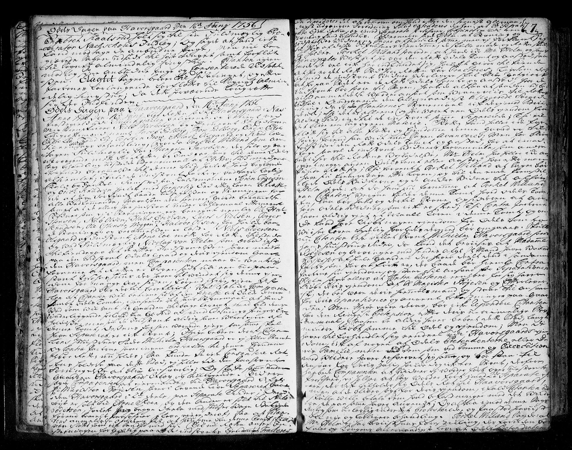 Ringerike og Hallingdal sorenskriveri, AV/SAKO-A-81/F/Fa/Fad/L0005: Tingbok - Hallingdal, 1756-1764, p. 27