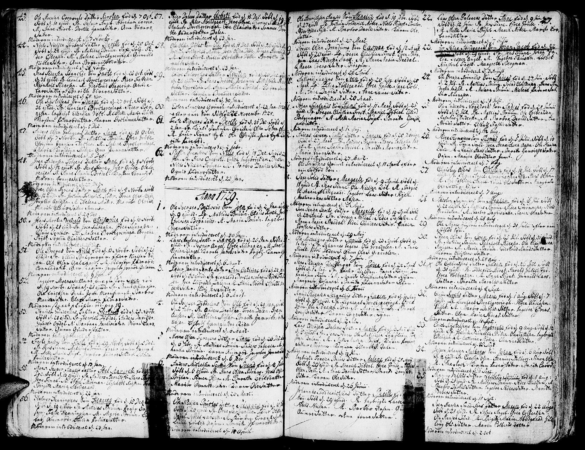 Ministerialprotokoller, klokkerbøker og fødselsregistre - Sør-Trøndelag, SAT/A-1456/681/L0925: Parish register (official) no. 681A03, 1727-1766, p. 27