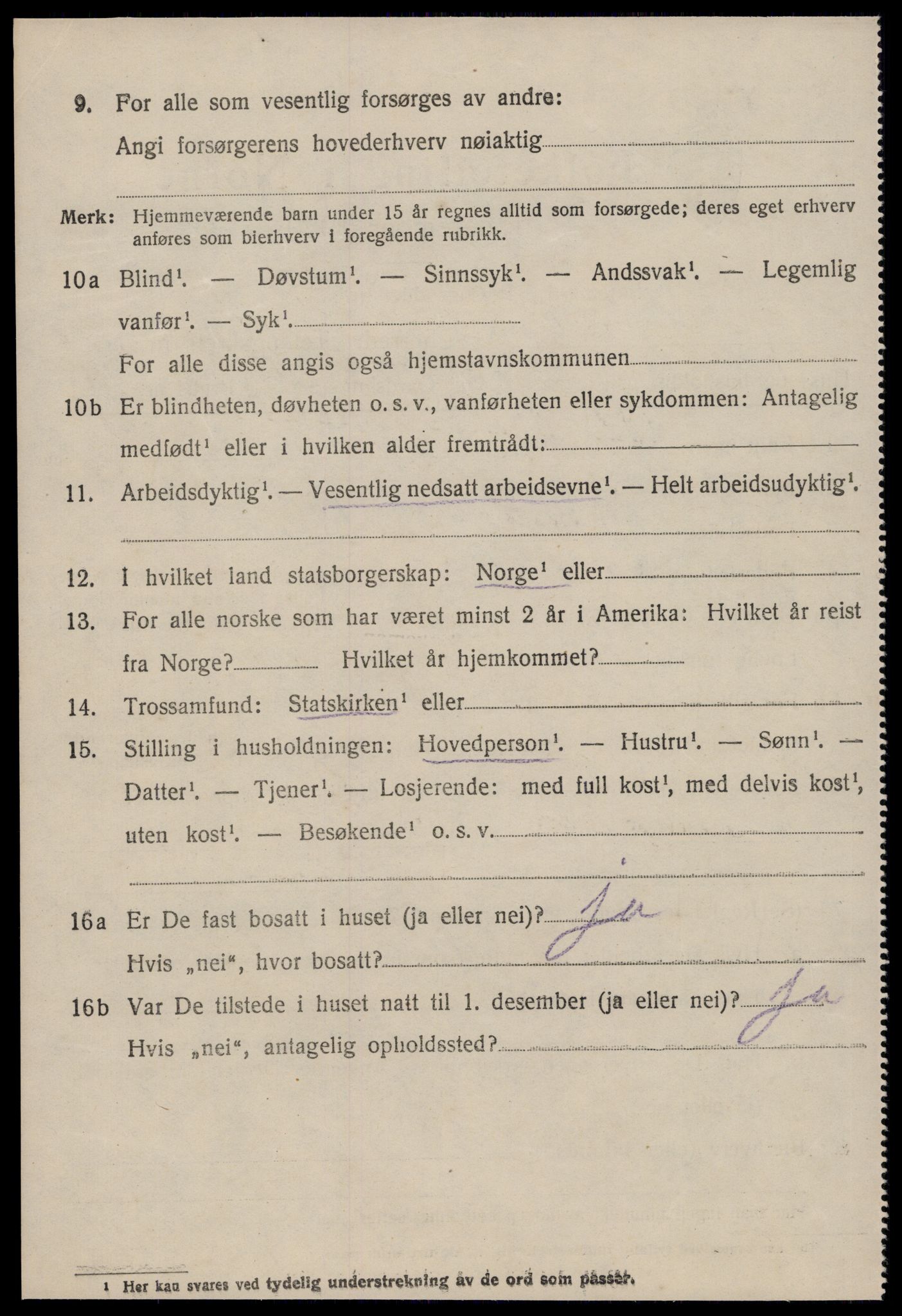 SAT, 1920 census for Sunndal, 1920, p. 3563