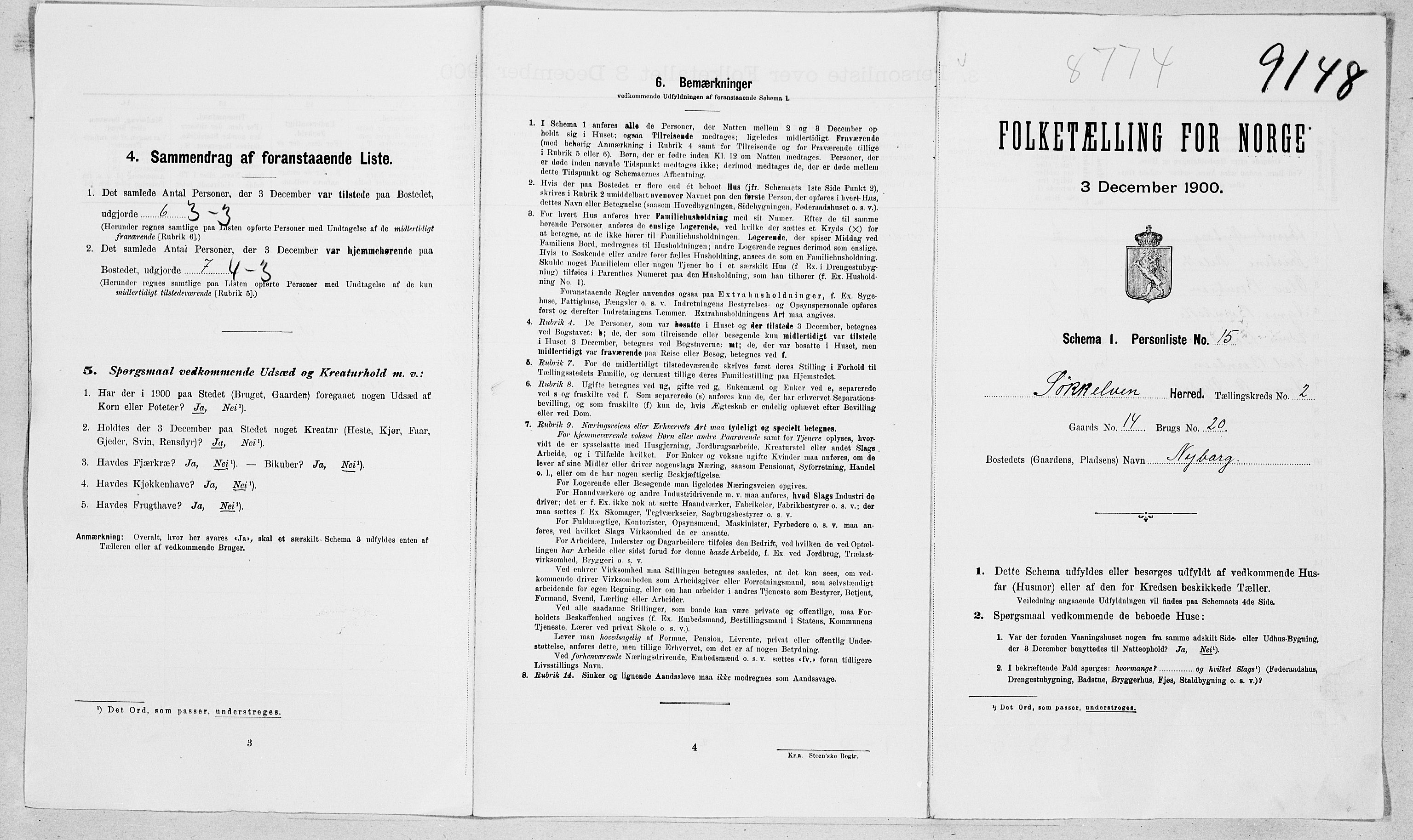 SAT, 1900 census for Sykkylven, 1900, p. 32