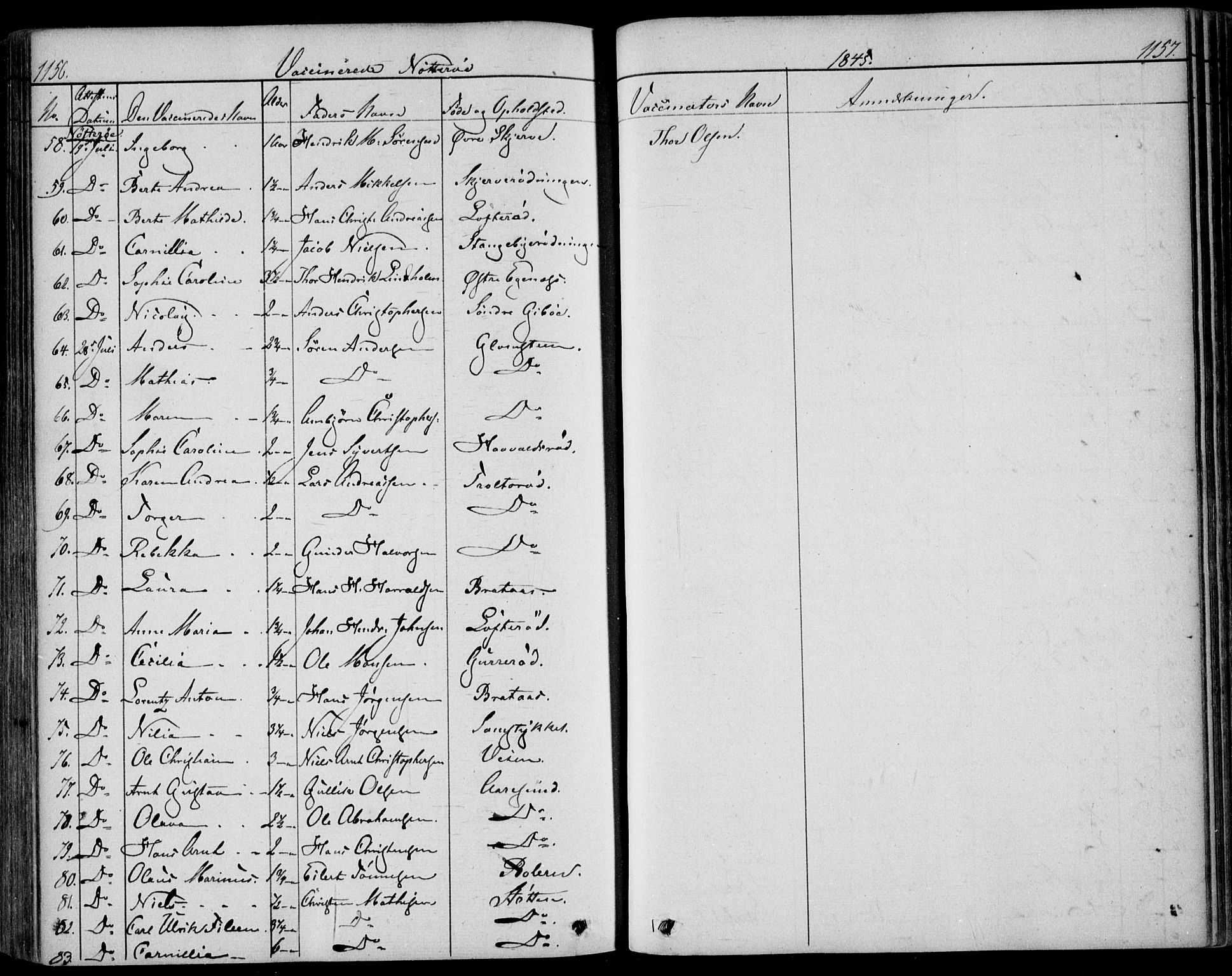 Nøtterøy kirkebøker, AV/SAKO-A-354/F/Fa/L0005: Parish register (official) no. I 5, 1839-1852, p. 1156-1157