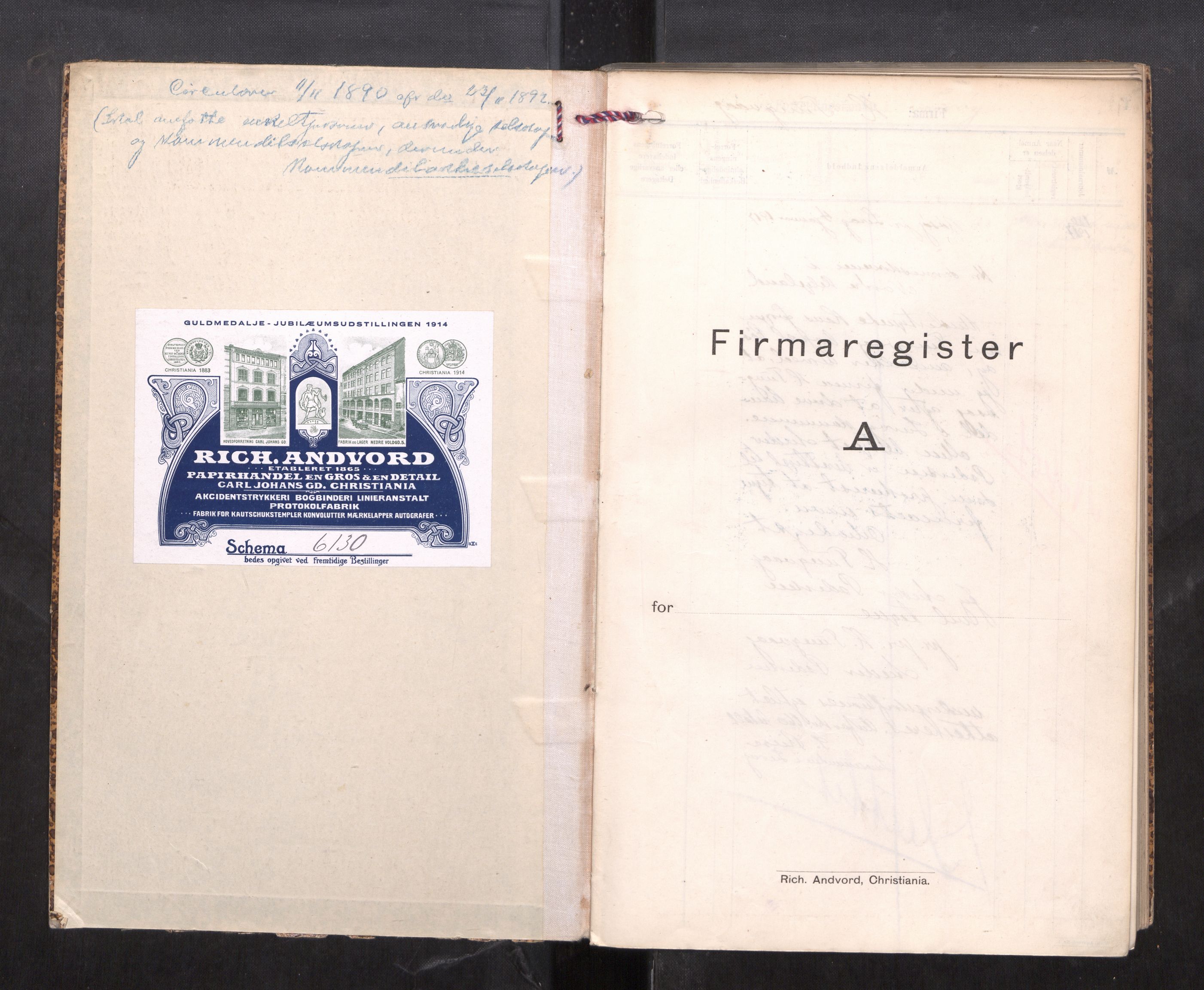 Rana sorenskriveri , AV/SAT-A-1108/2/J/Ja/Jaa/L0004: Firmaregister A, 1917-1927, p. 2