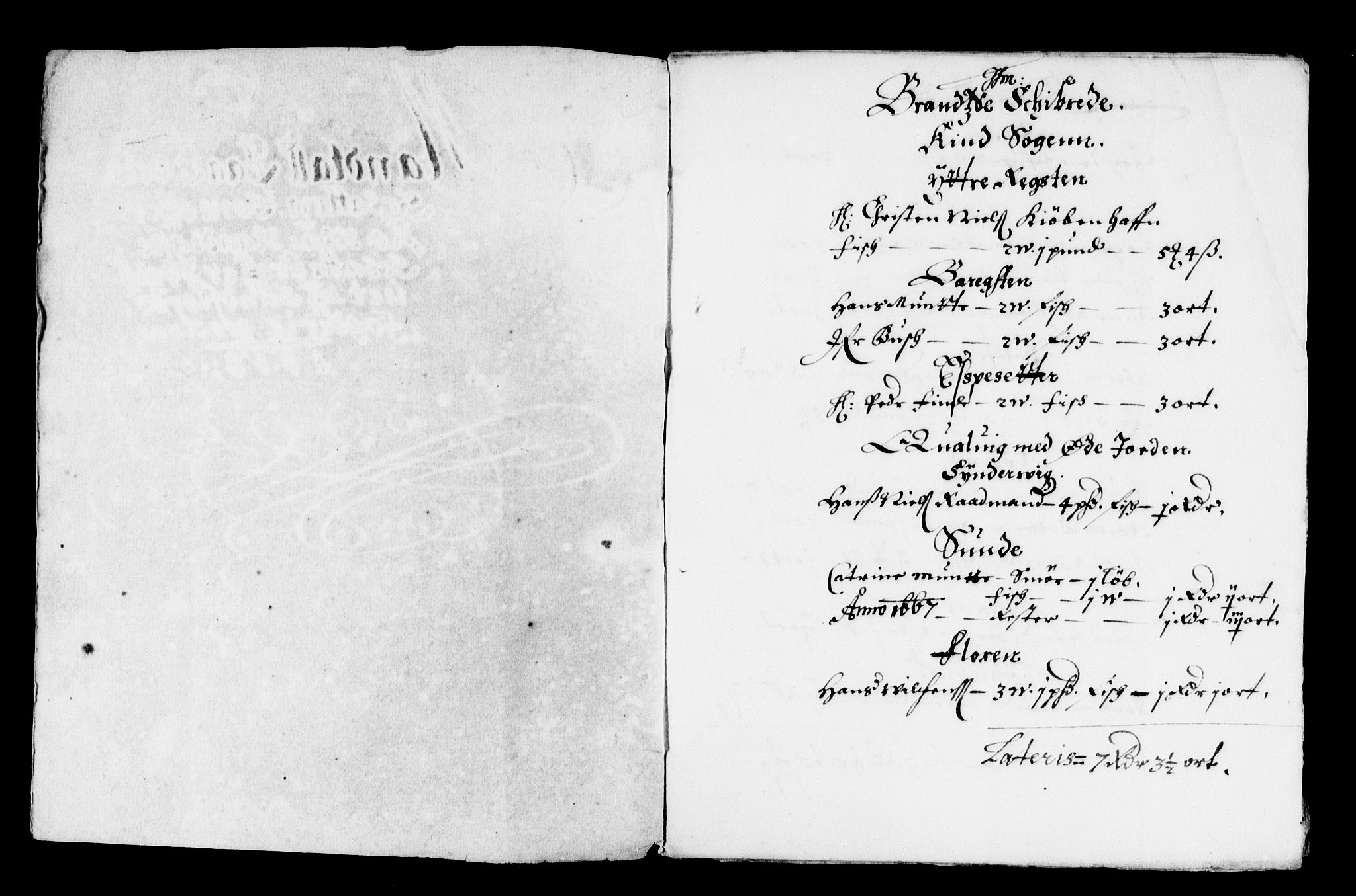 Rentekammeret inntil 1814, Reviderte regnskaper, Stiftamtstueregnskaper, Bergen stiftamt, RA/EA-6043/R/Rc/L0028: Bergen stiftamt, 1668