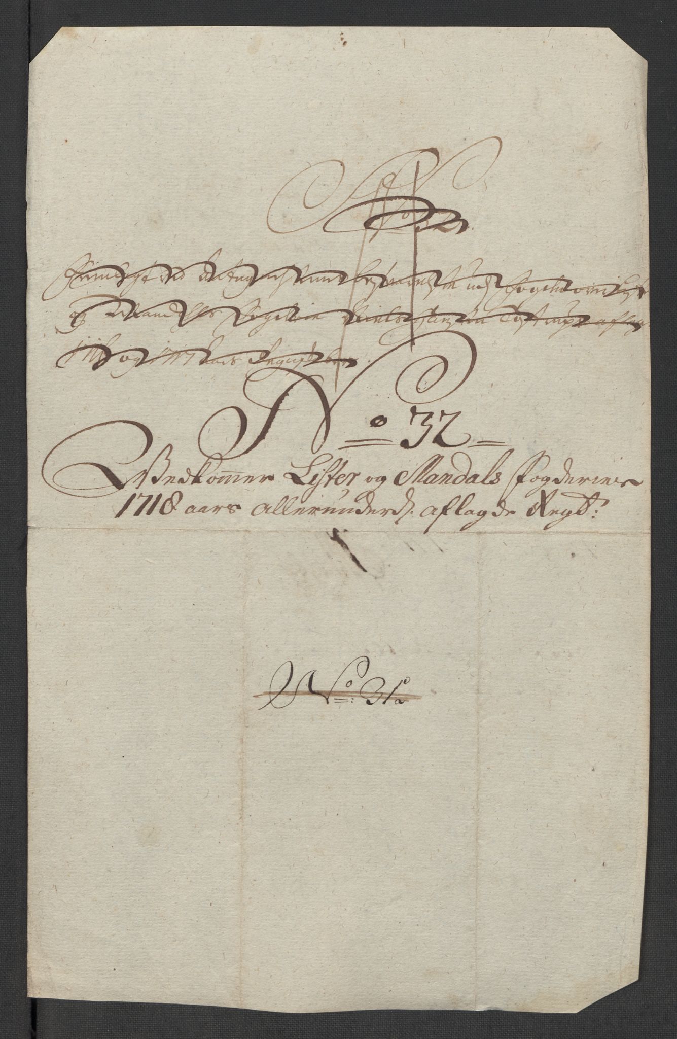 Rentekammeret inntil 1814, Reviderte regnskaper, Fogderegnskap, AV/RA-EA-4092/R43/L2563: Fogderegnskap Lista og Mandal, 1718, p. 540